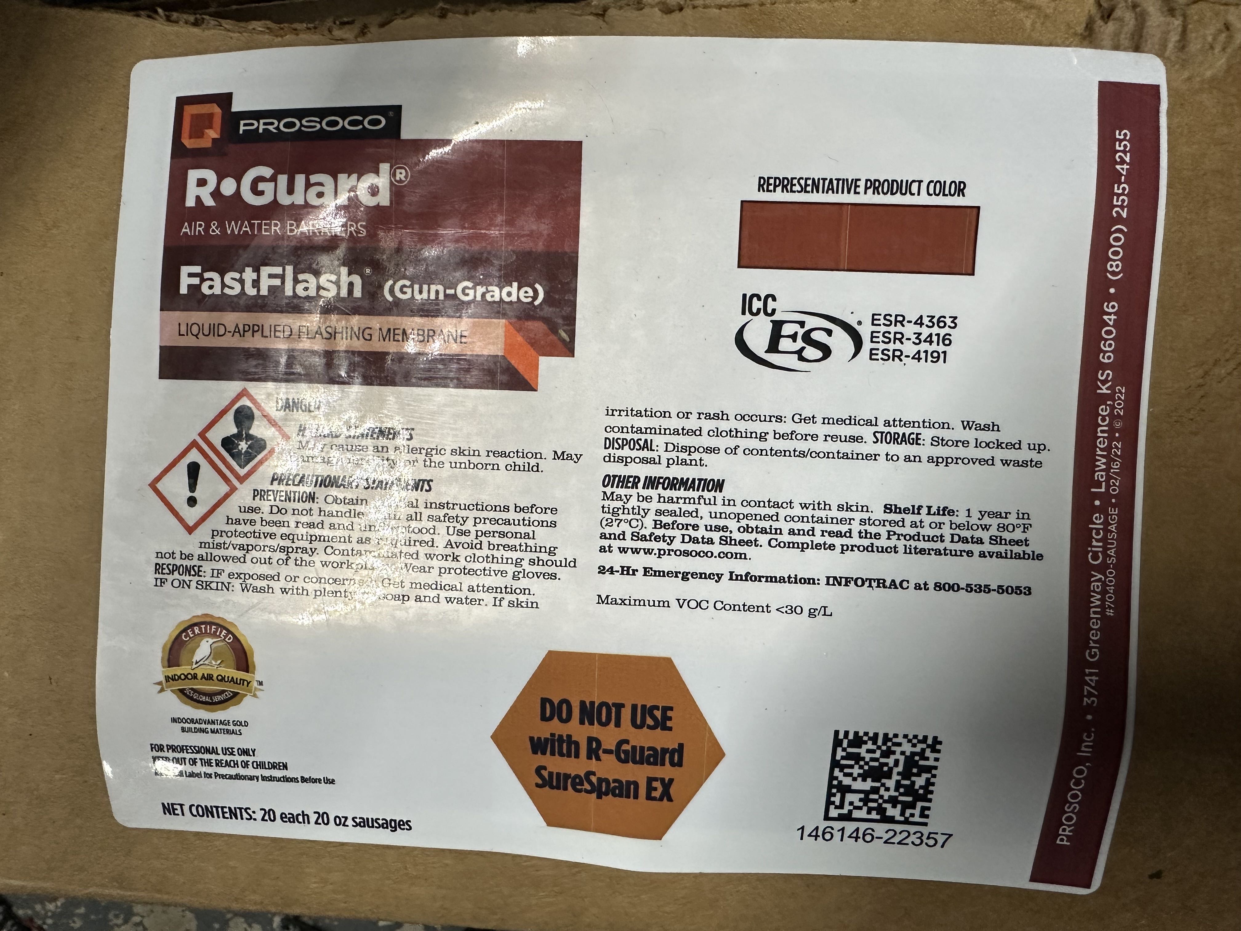 RGuard Fast Flash Waterproofing 