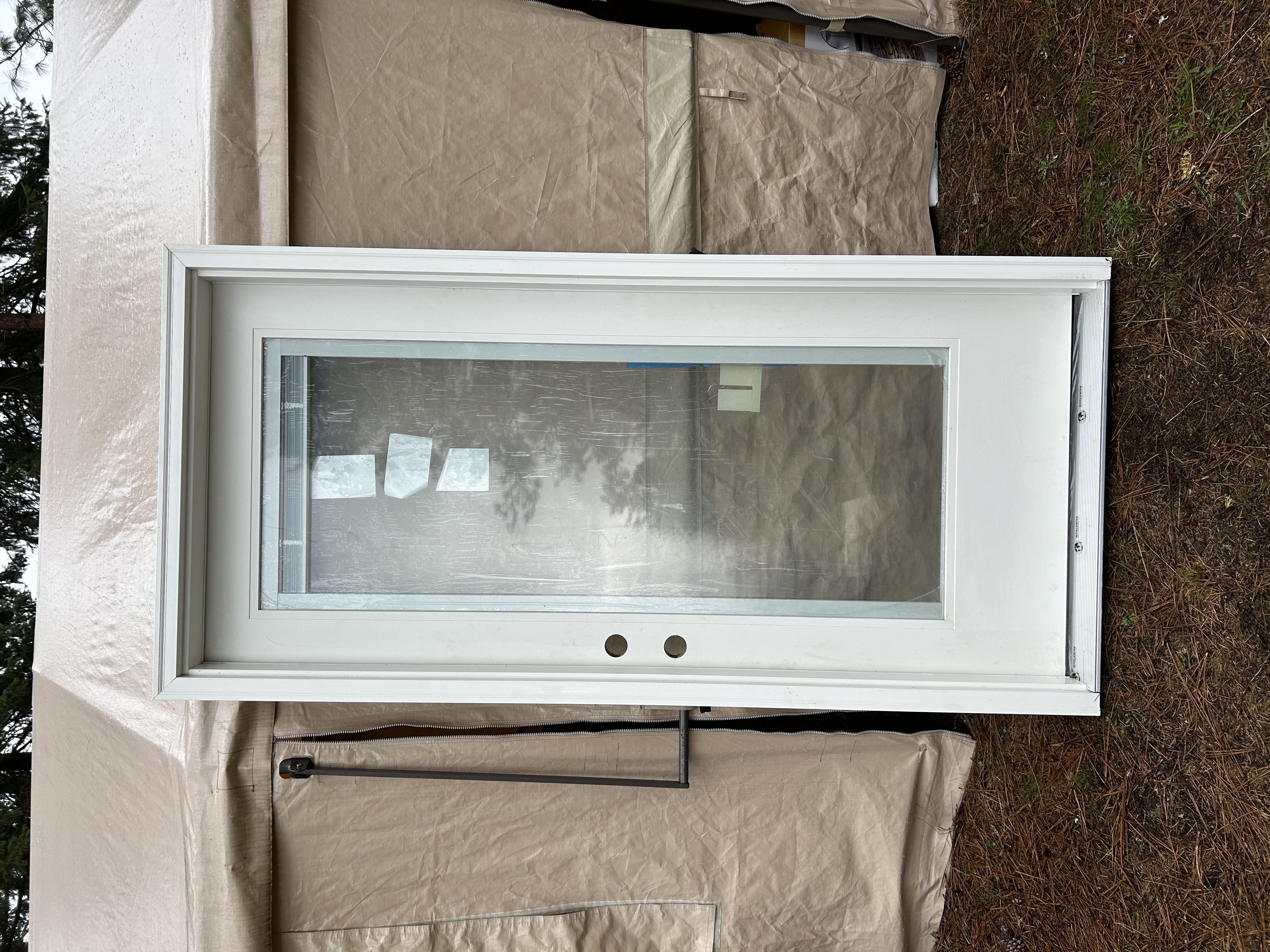 2 Pre-Hung doors w/Blinds