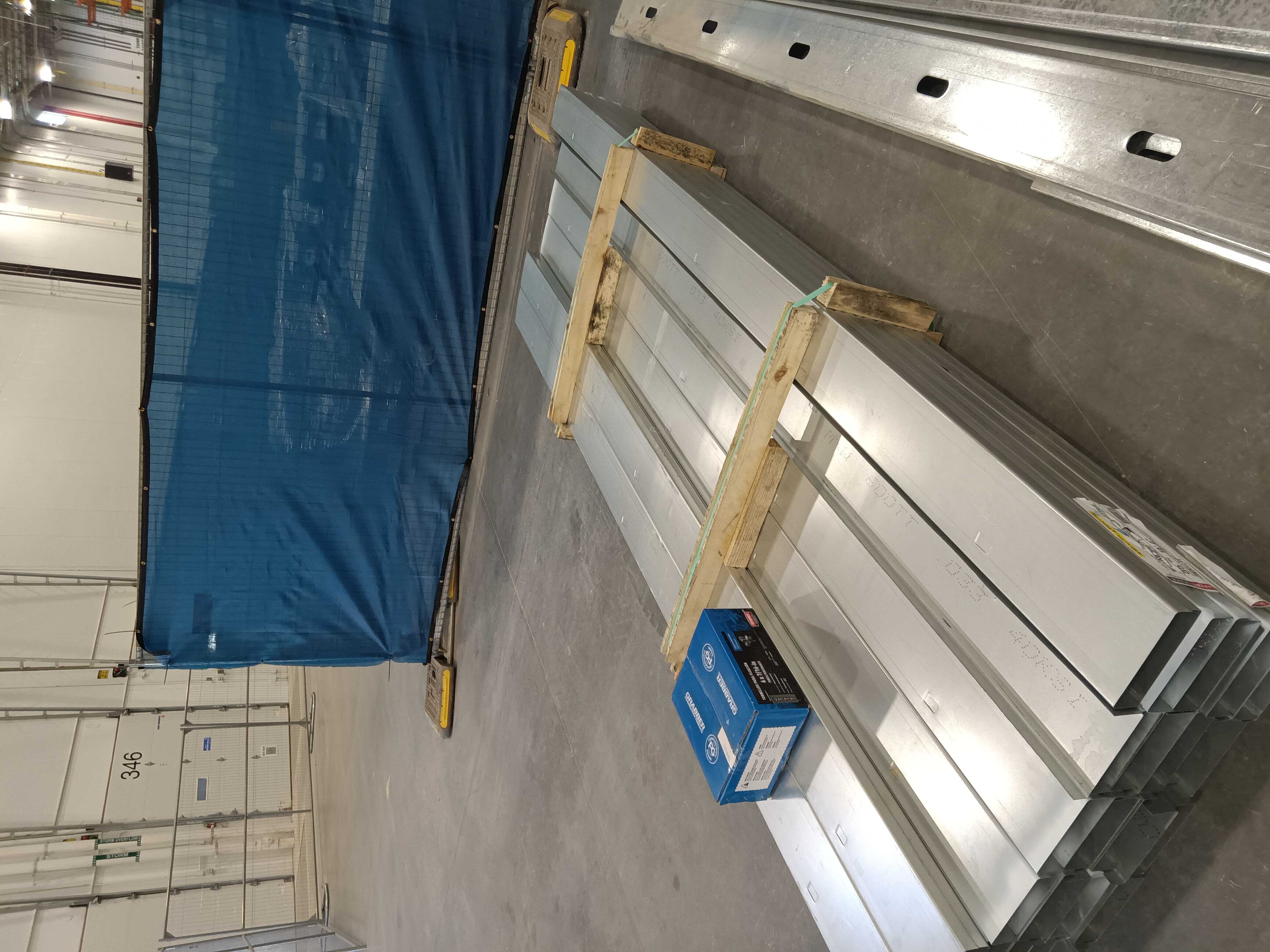 Shaft wall track and studs 