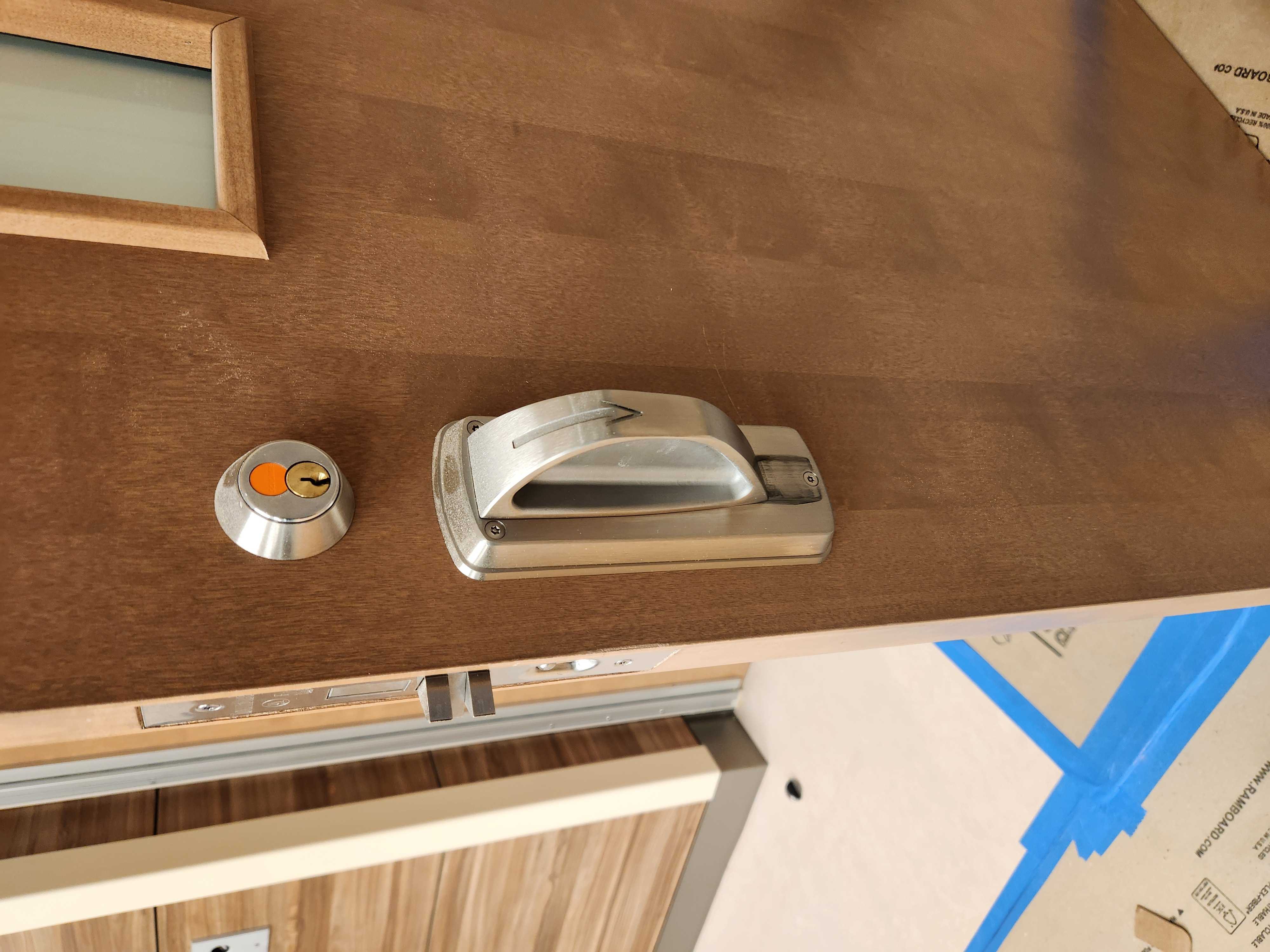 Anti ligature lock sets