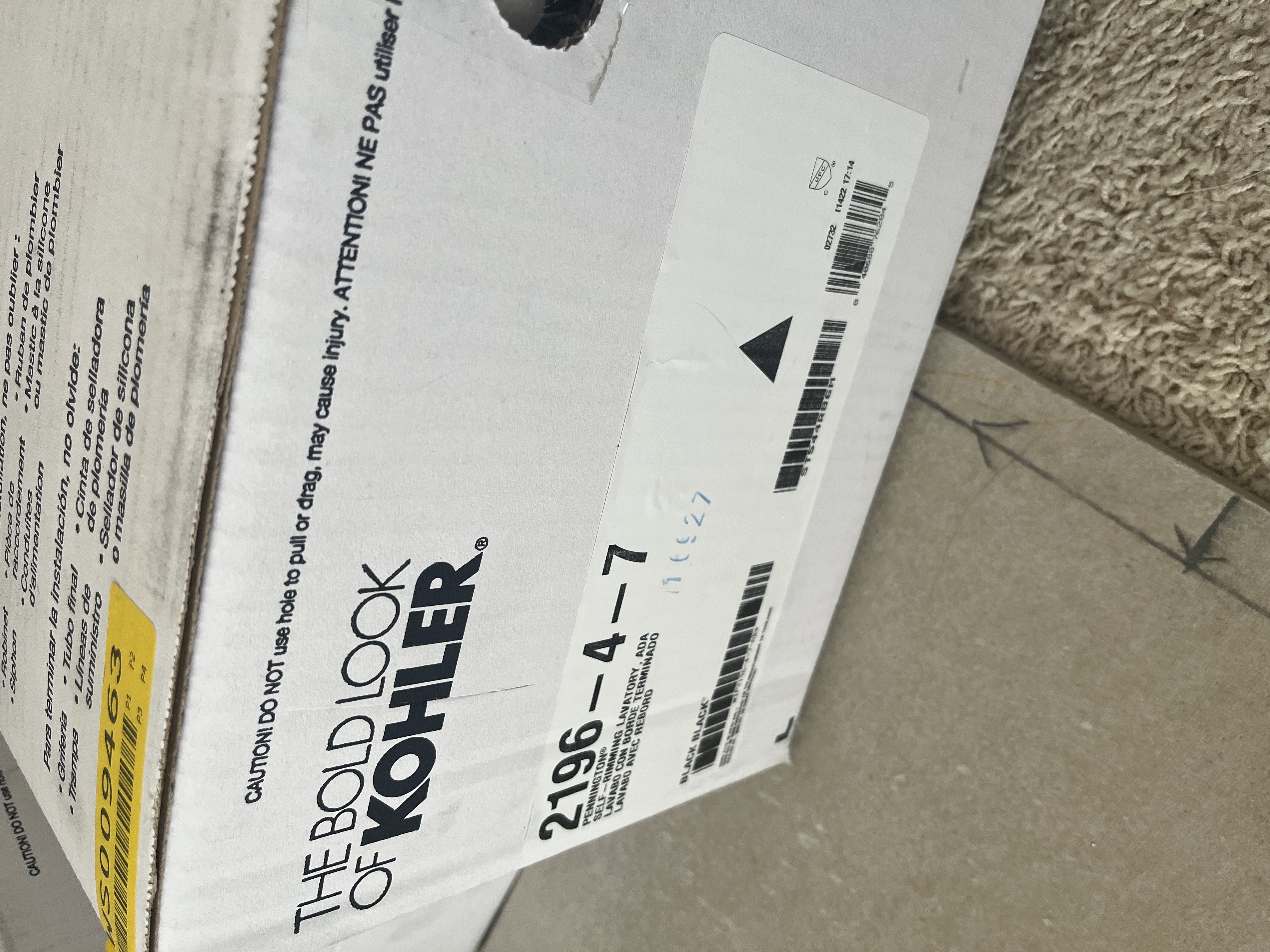 Pair of kohler bathroom sinks