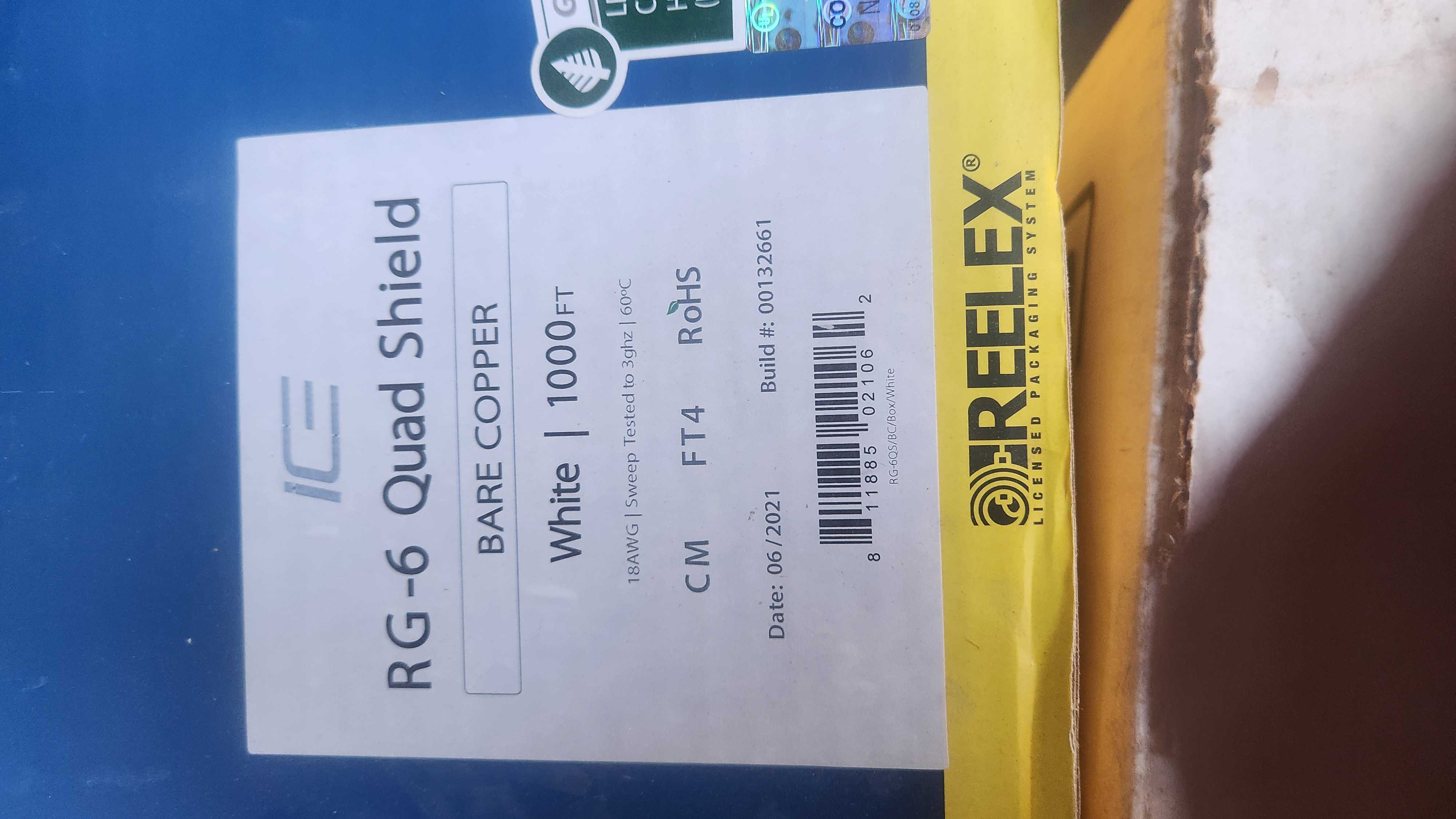 RG-6 QUAD SHIELD WIRE