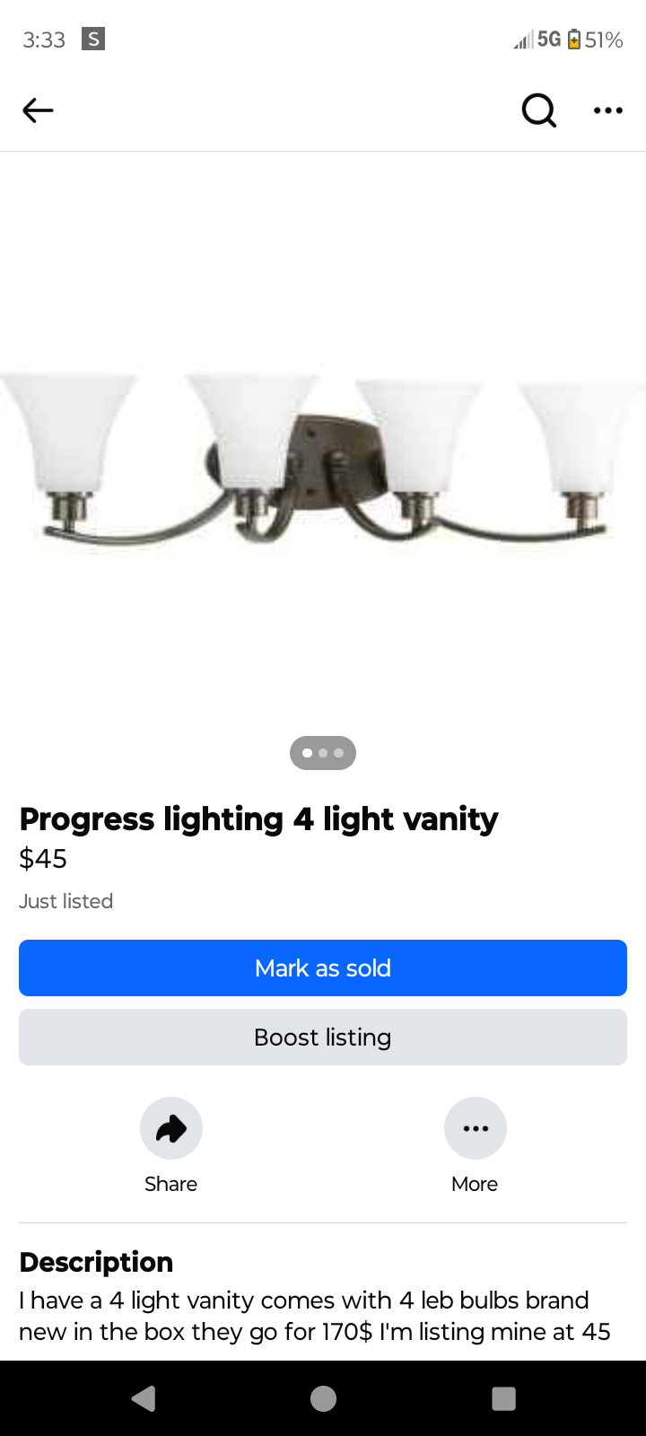 4 light vanity by progress lighting 