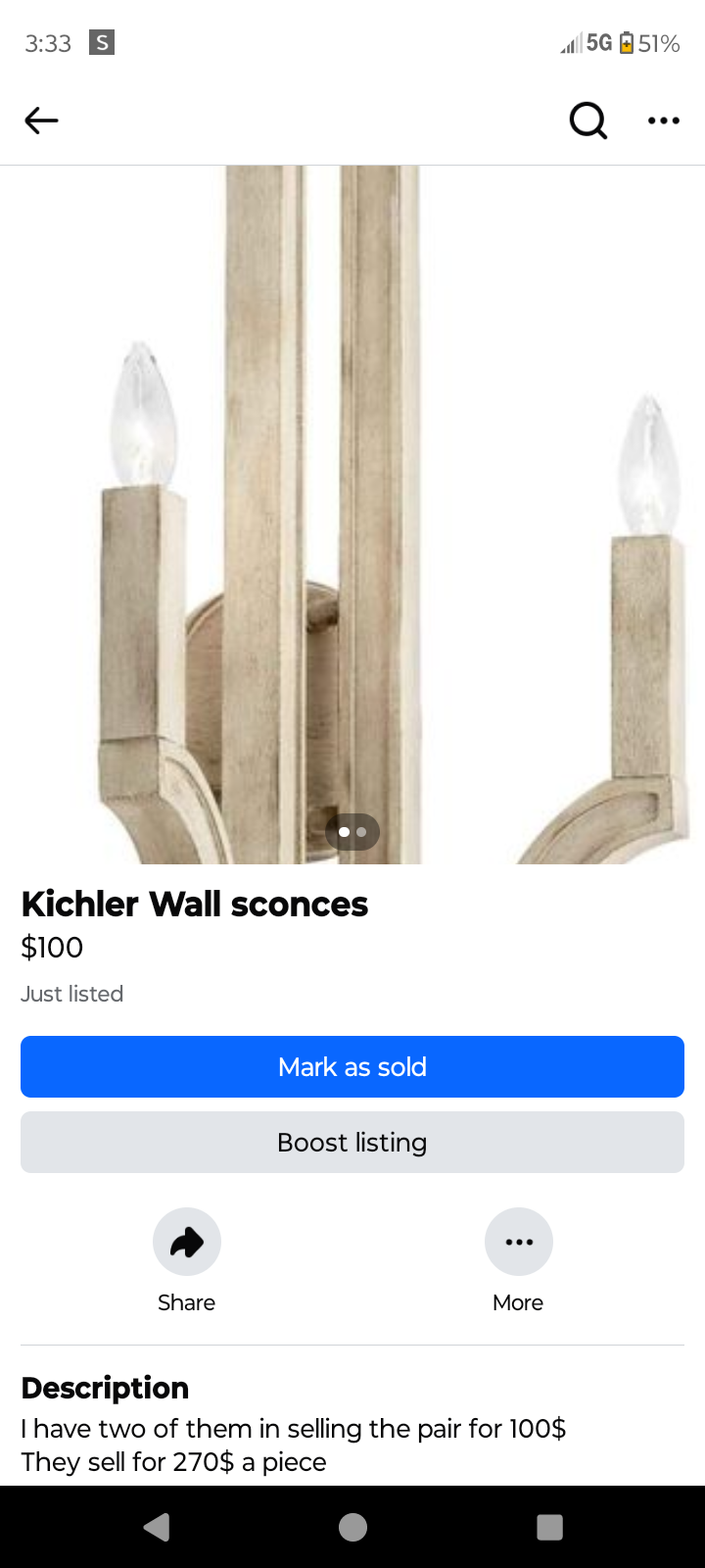 Kichler Wall sconces