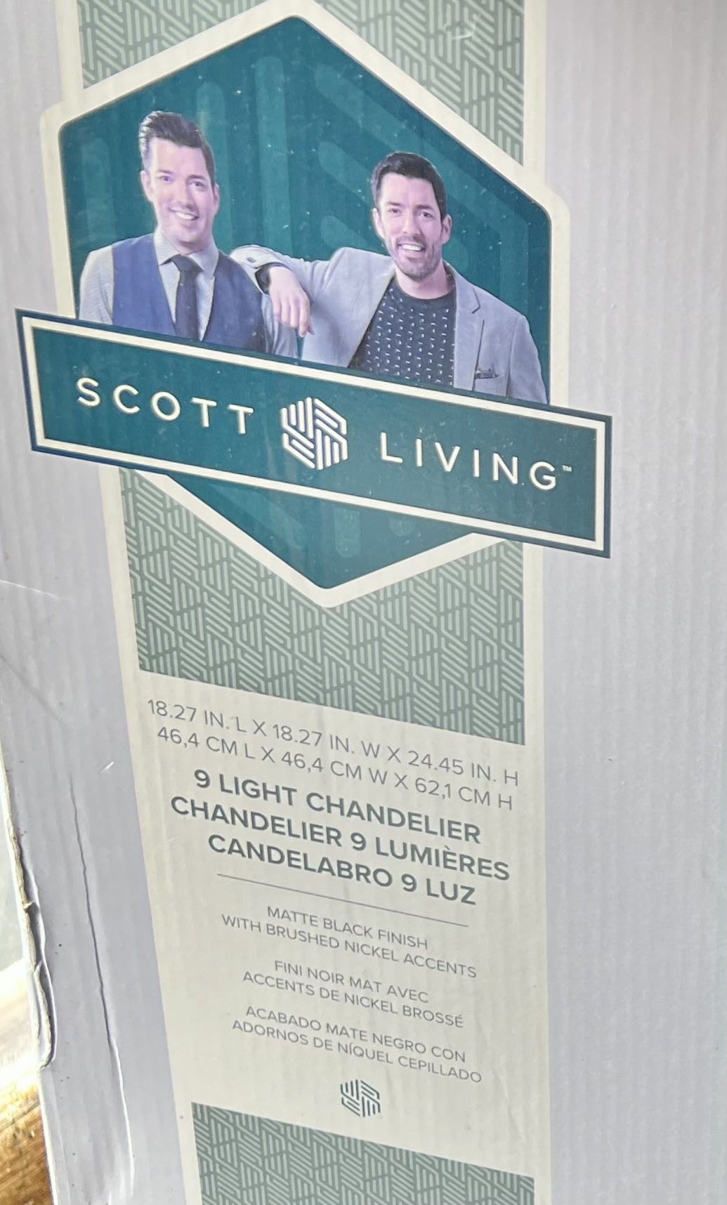 Scott living chandelier