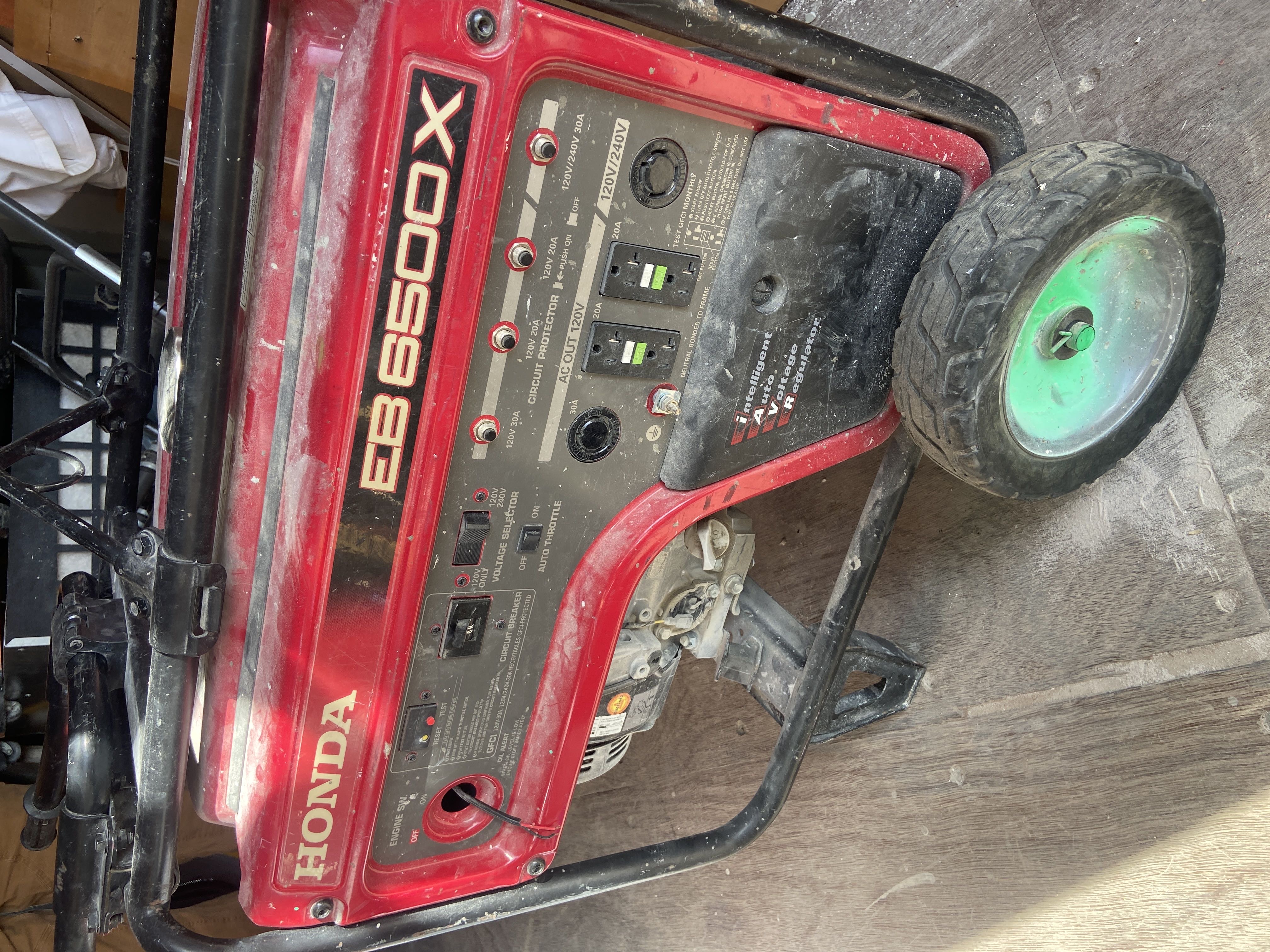Honda Generator EB6500x