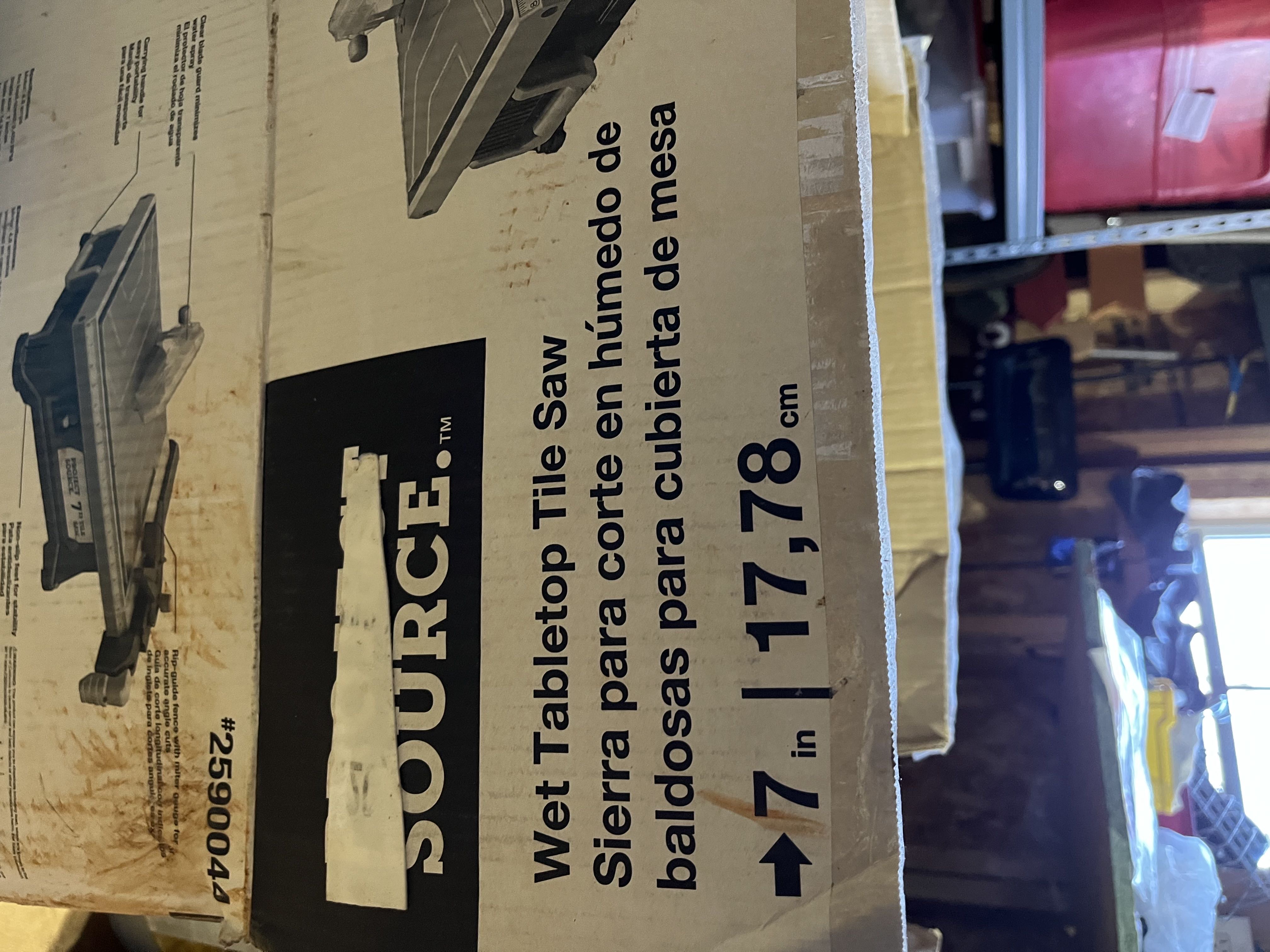 Wet Tabletop Tile Saw