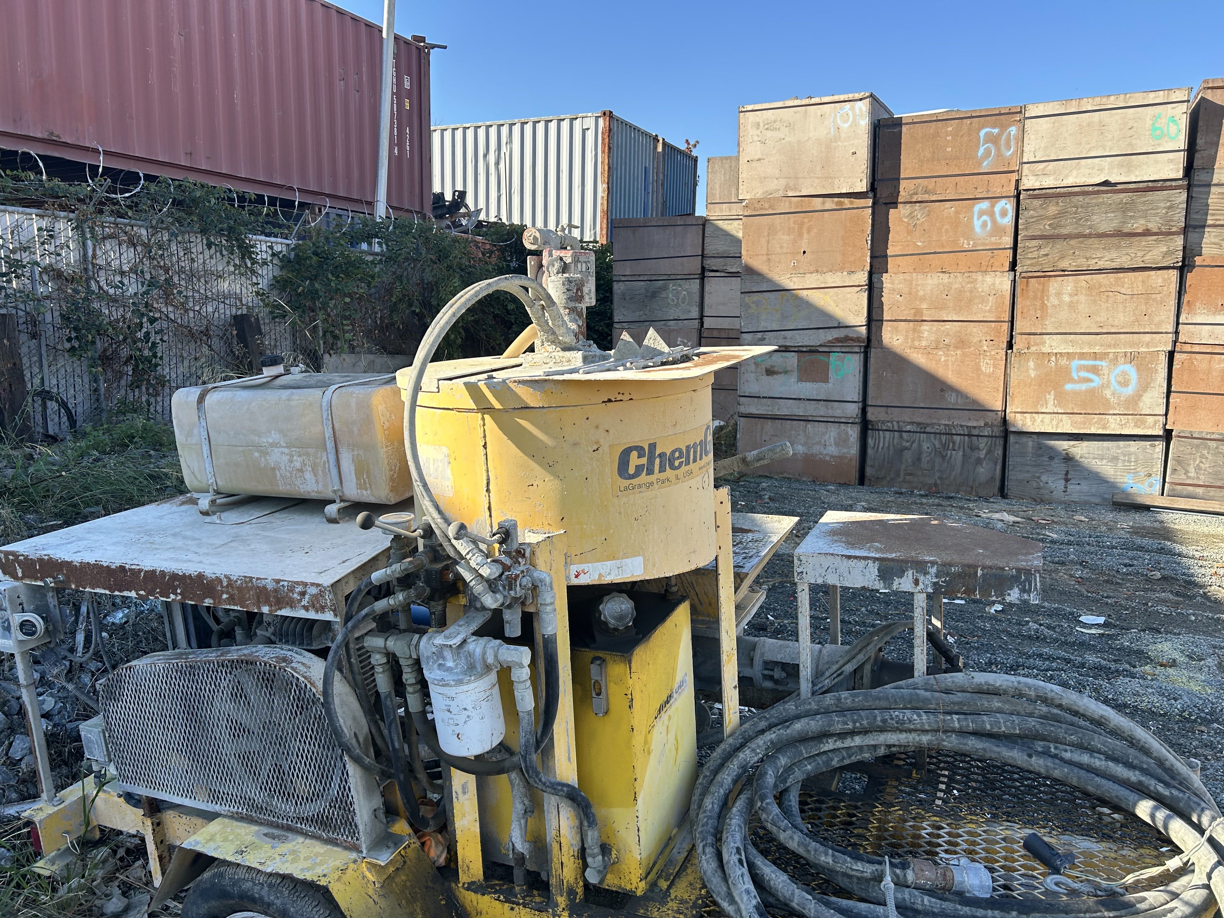 ChemGrout Towable Grout Pump 