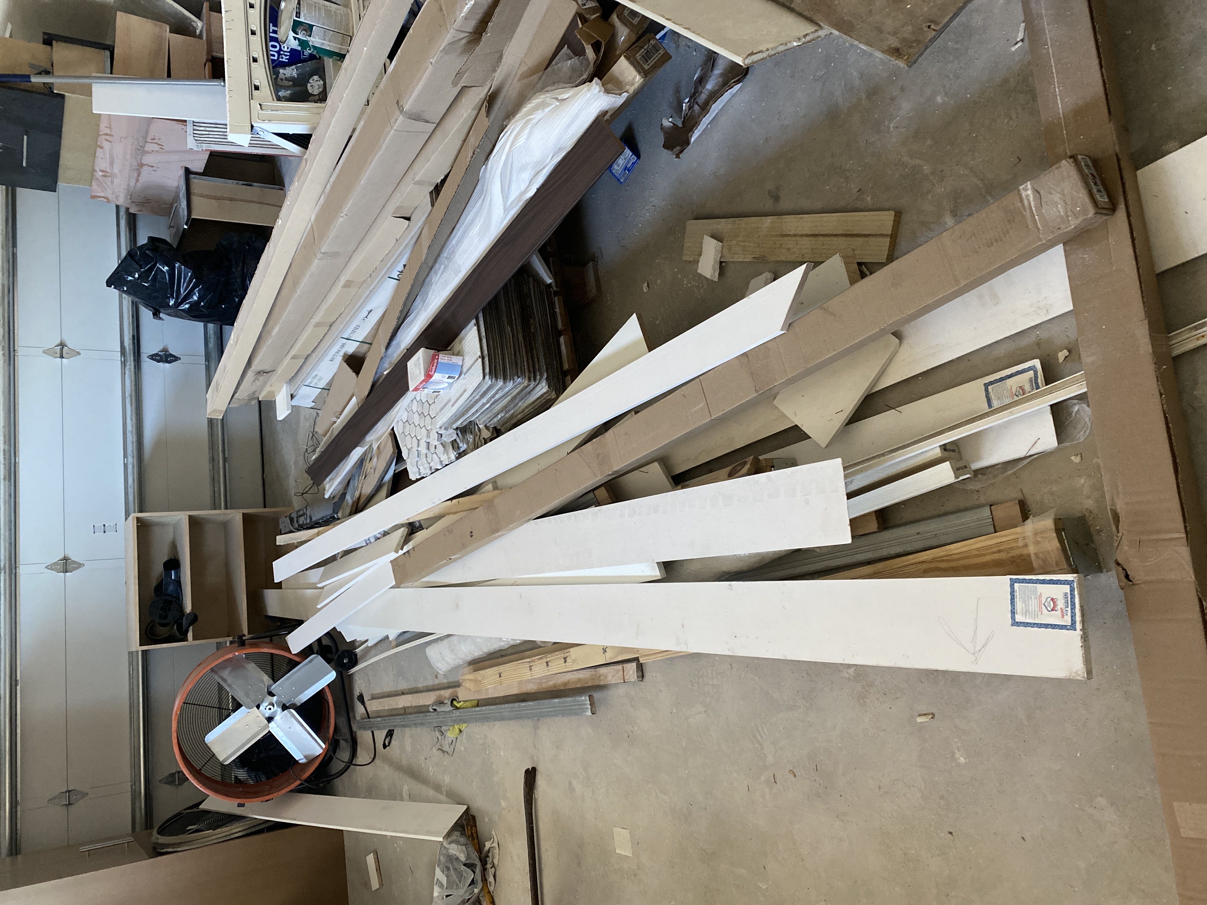 Trim molding, cabinetry etc