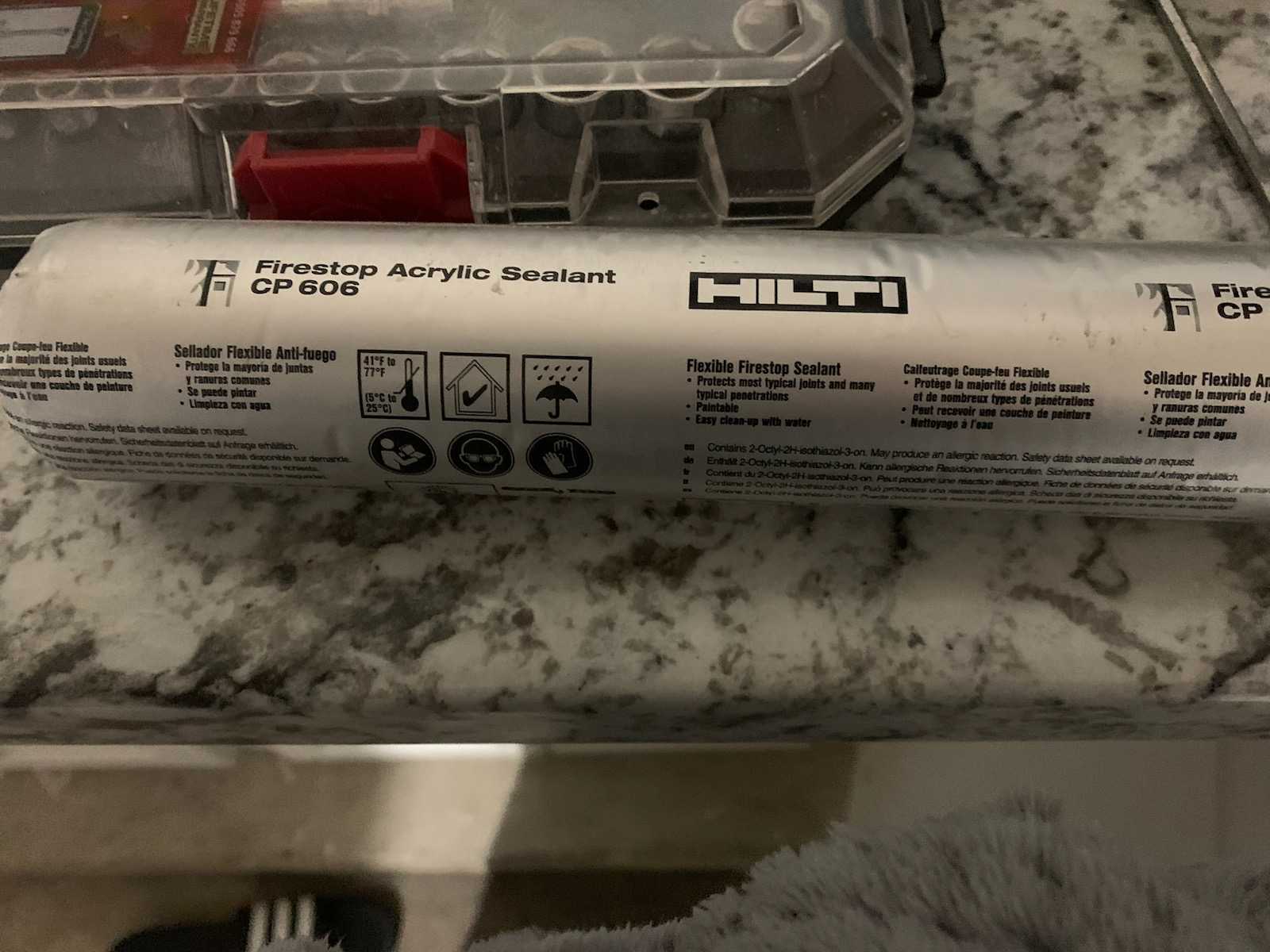Hilti fire caulking 