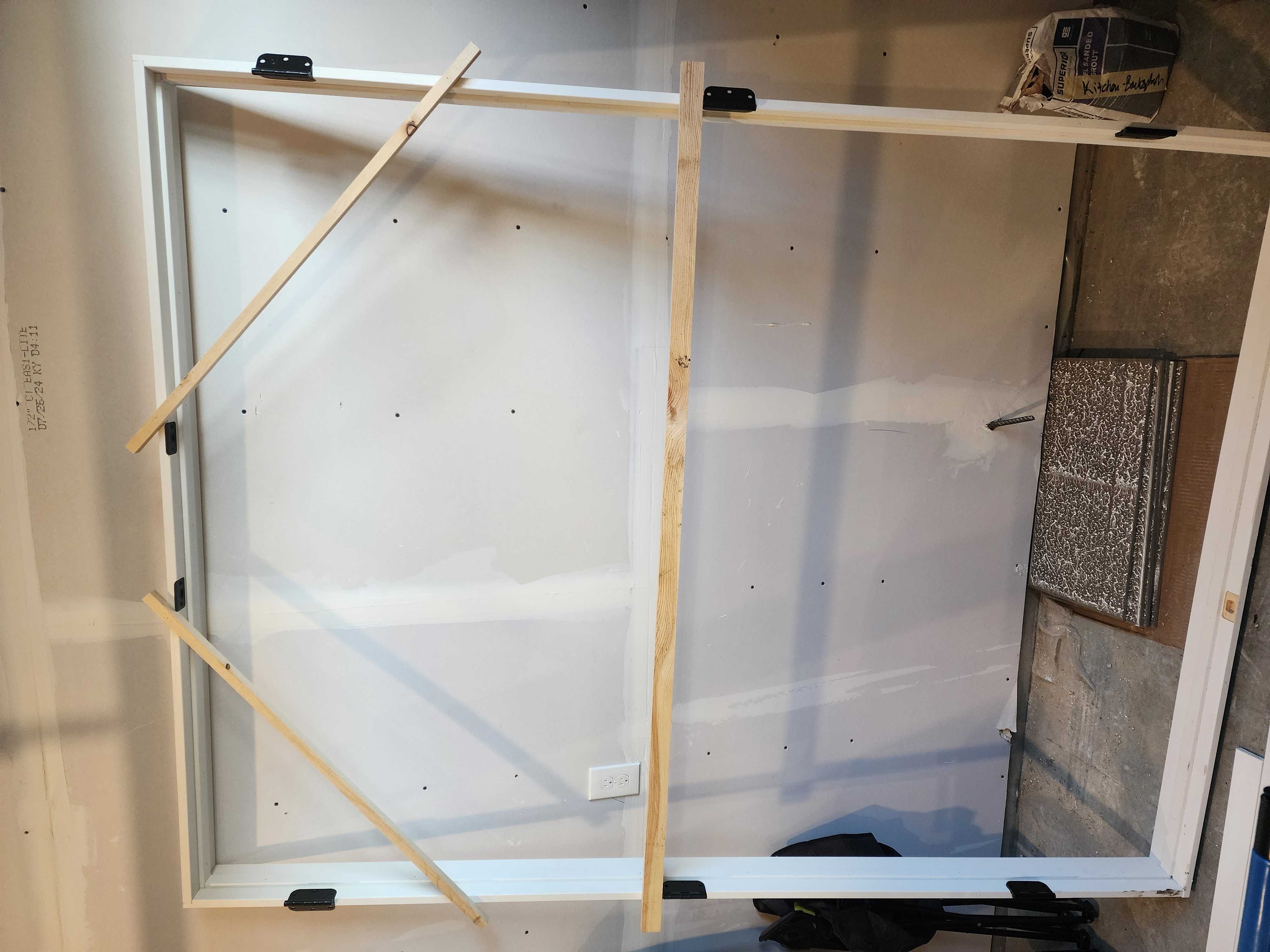 Double door frame and doors (30x80)