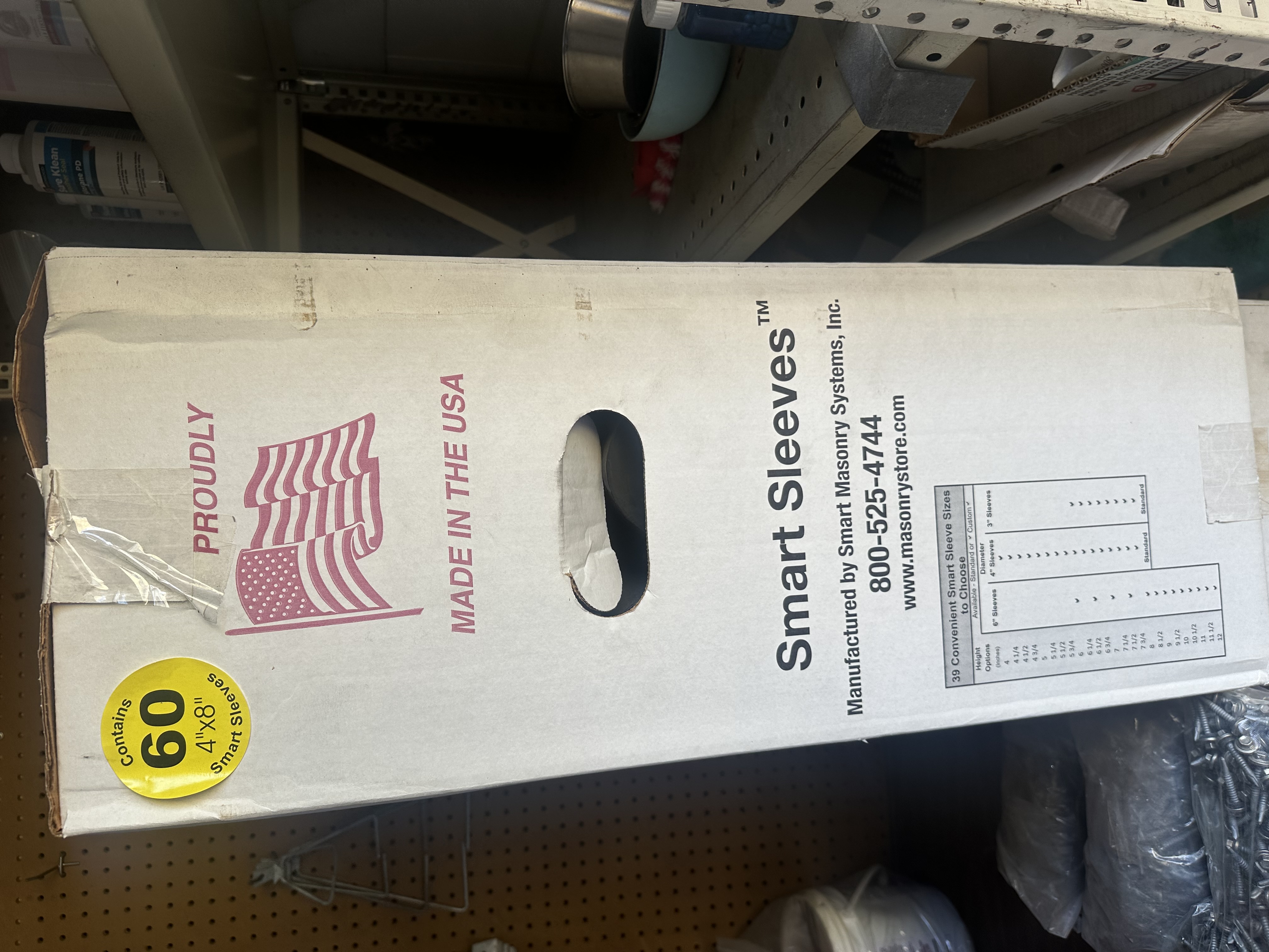 4"x8" smart sleeves
