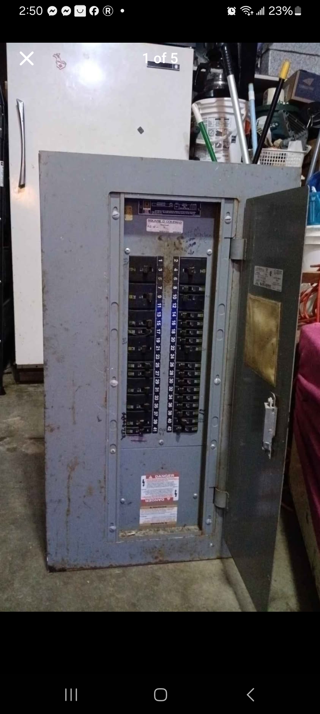 Square d junction box