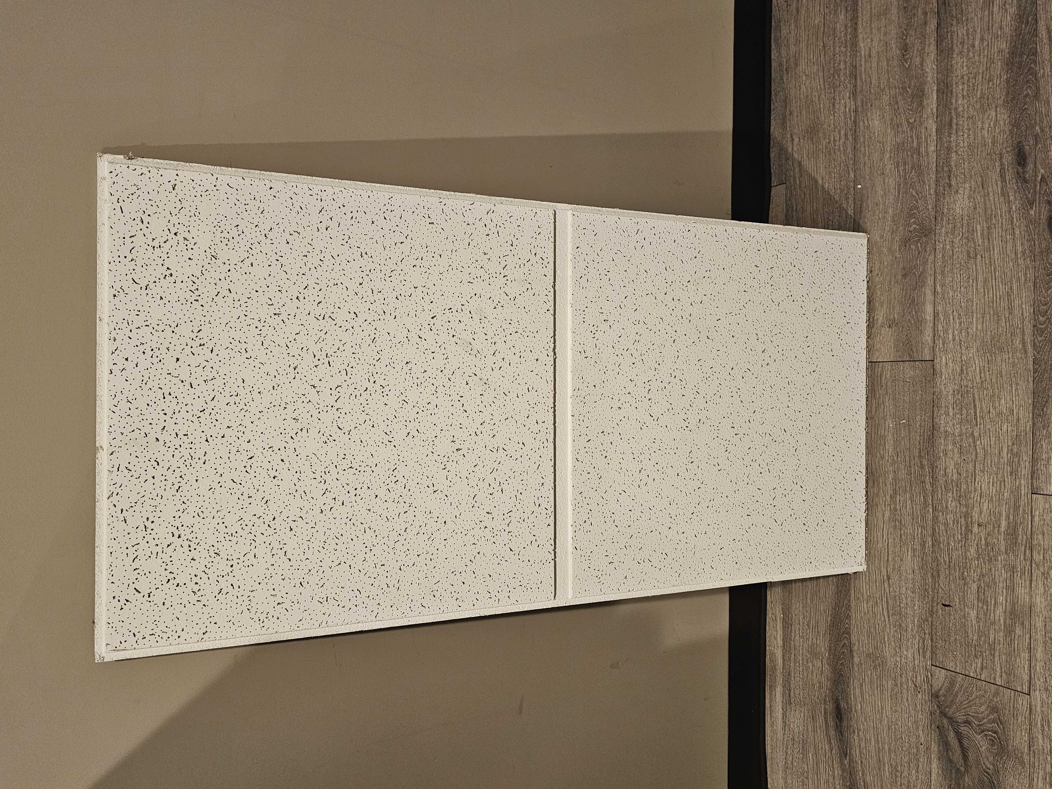 Scored 24 in. x 48 in. Tegular Drop Ceiling - T-Bar Acoustic Tile