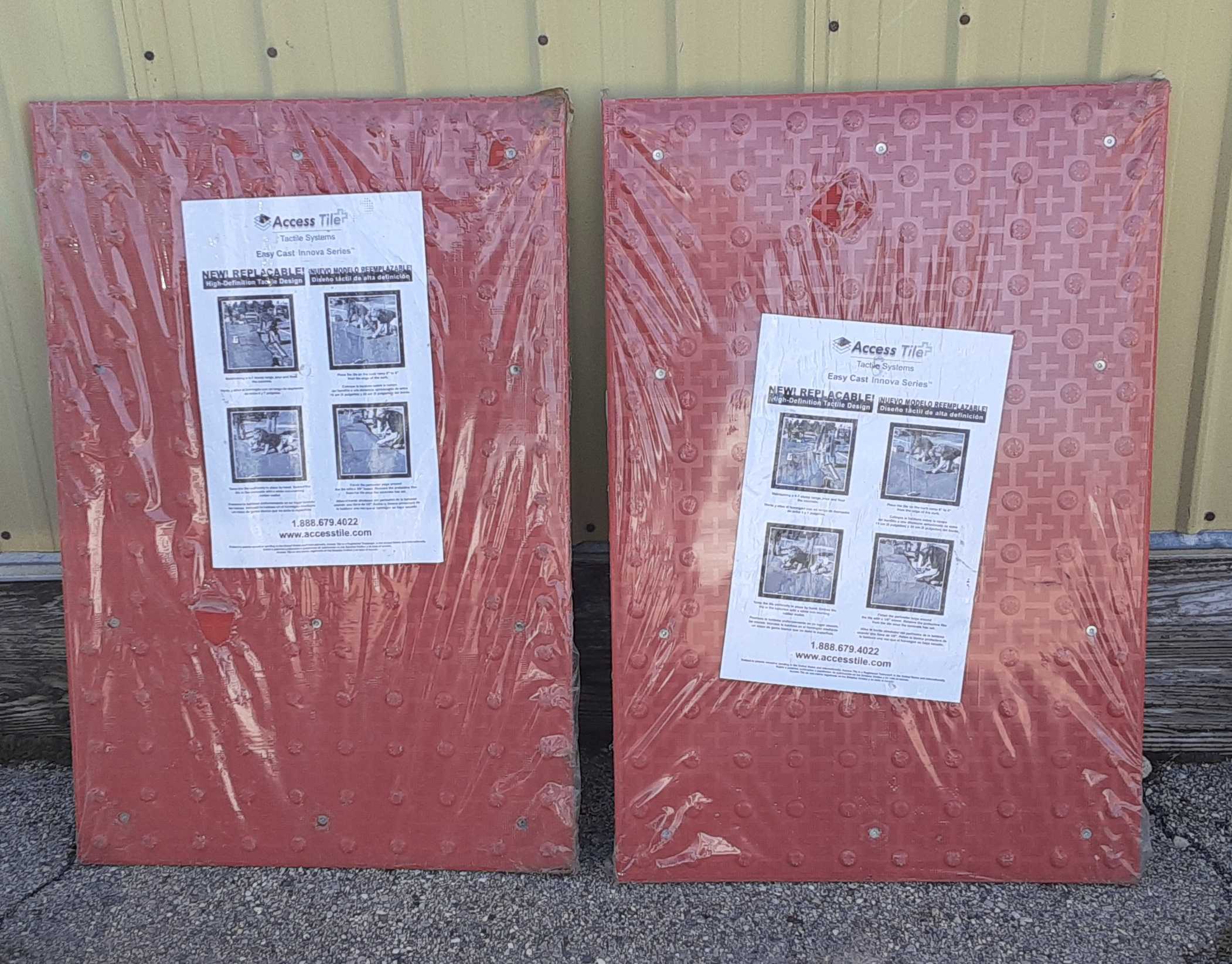 Access Tile Cast-in-Place Detectable Warning Mat