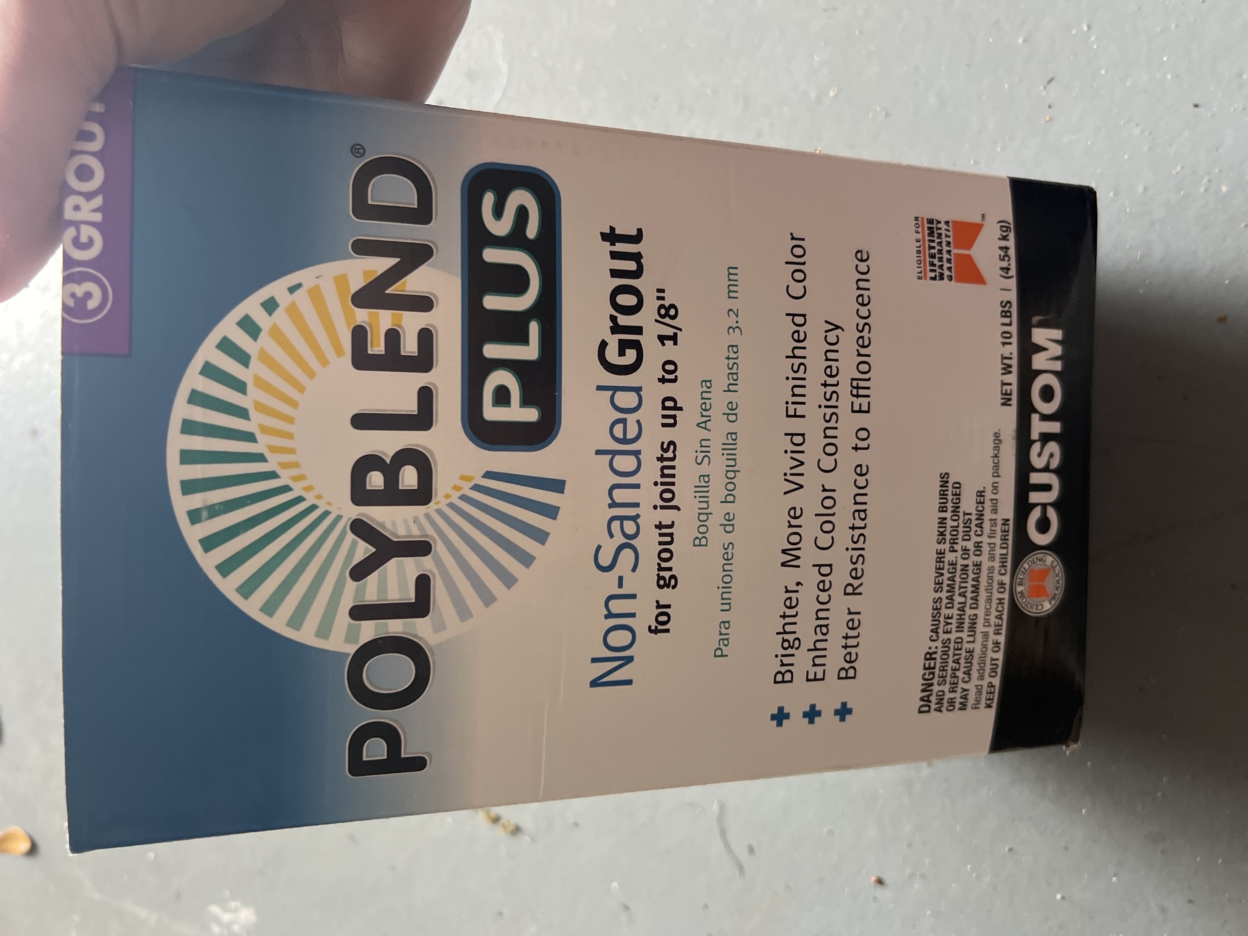 Polyblend Plus Unsanded Grout