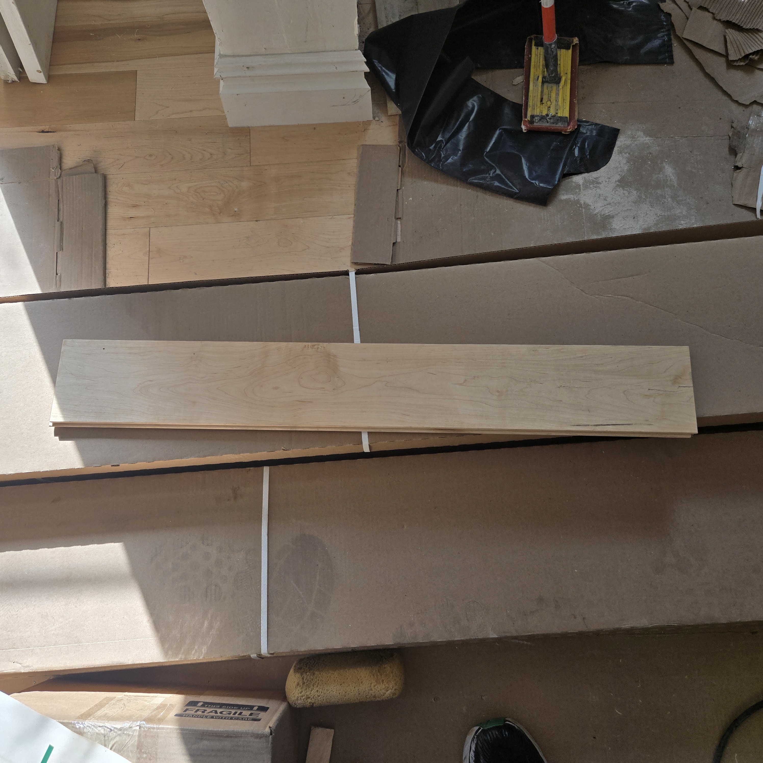 Solid Maple Hardwood Flooring 87 sqft