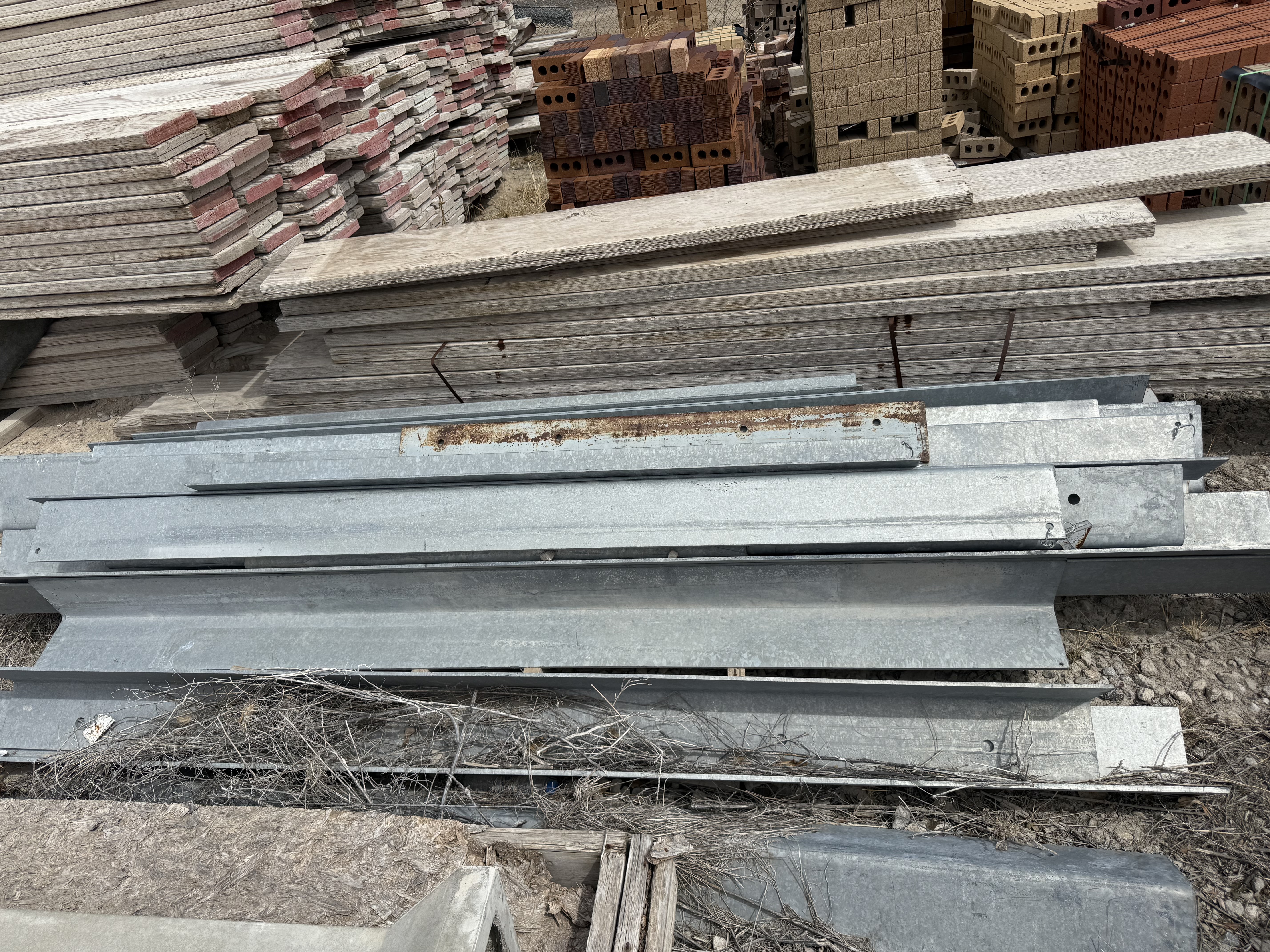 Galvanized Steel Angle Iron's (8' Or Bigger.)
