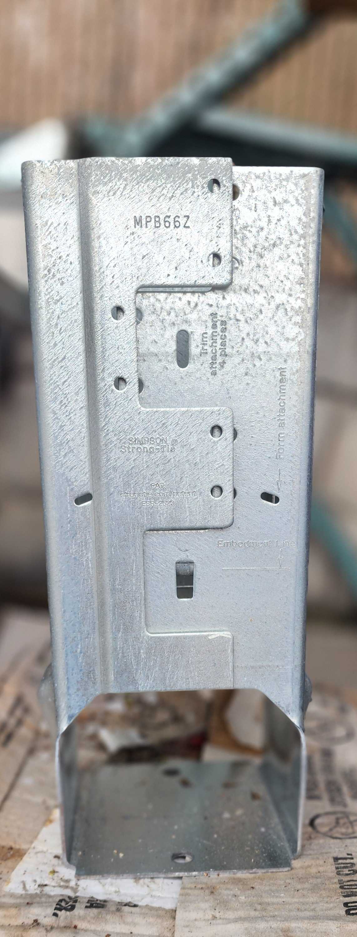 Simpson Strong Tie 6x6 post holder
