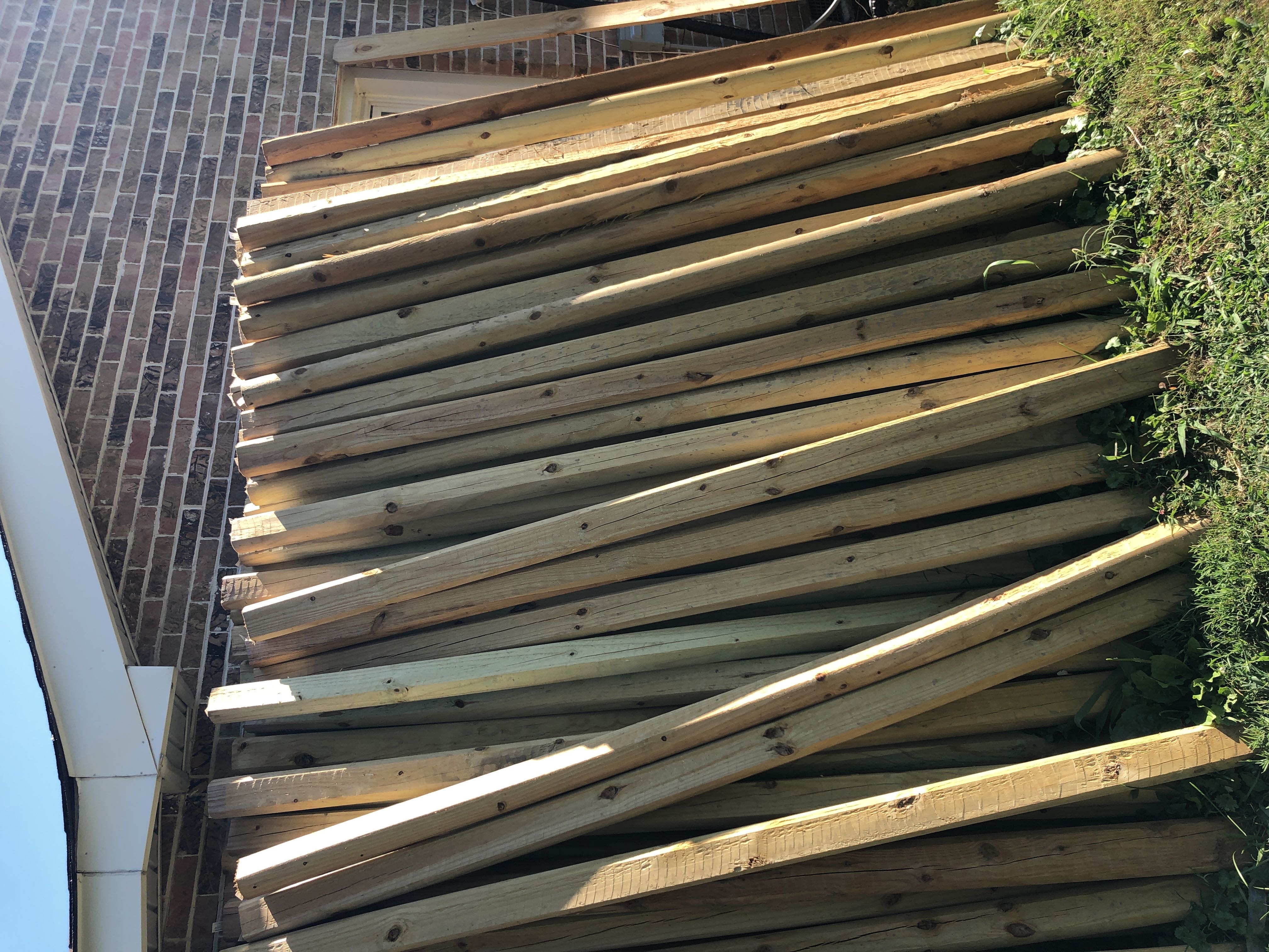 Fence post over 100ft