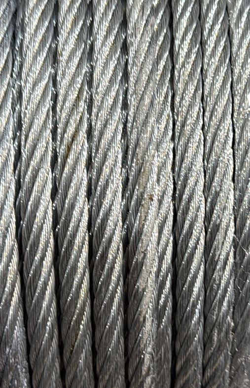 3/8” galvanized cable