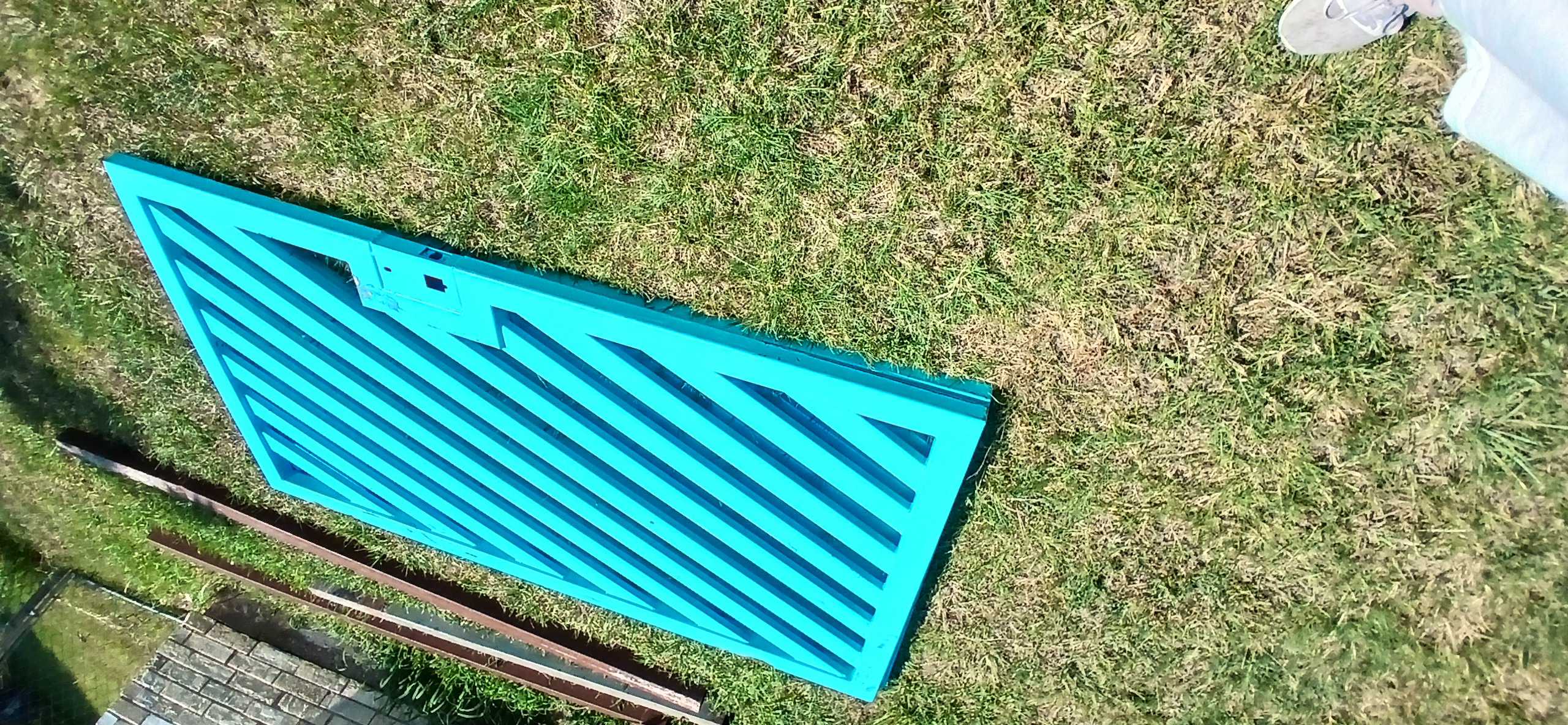 Blue Gate fence door 