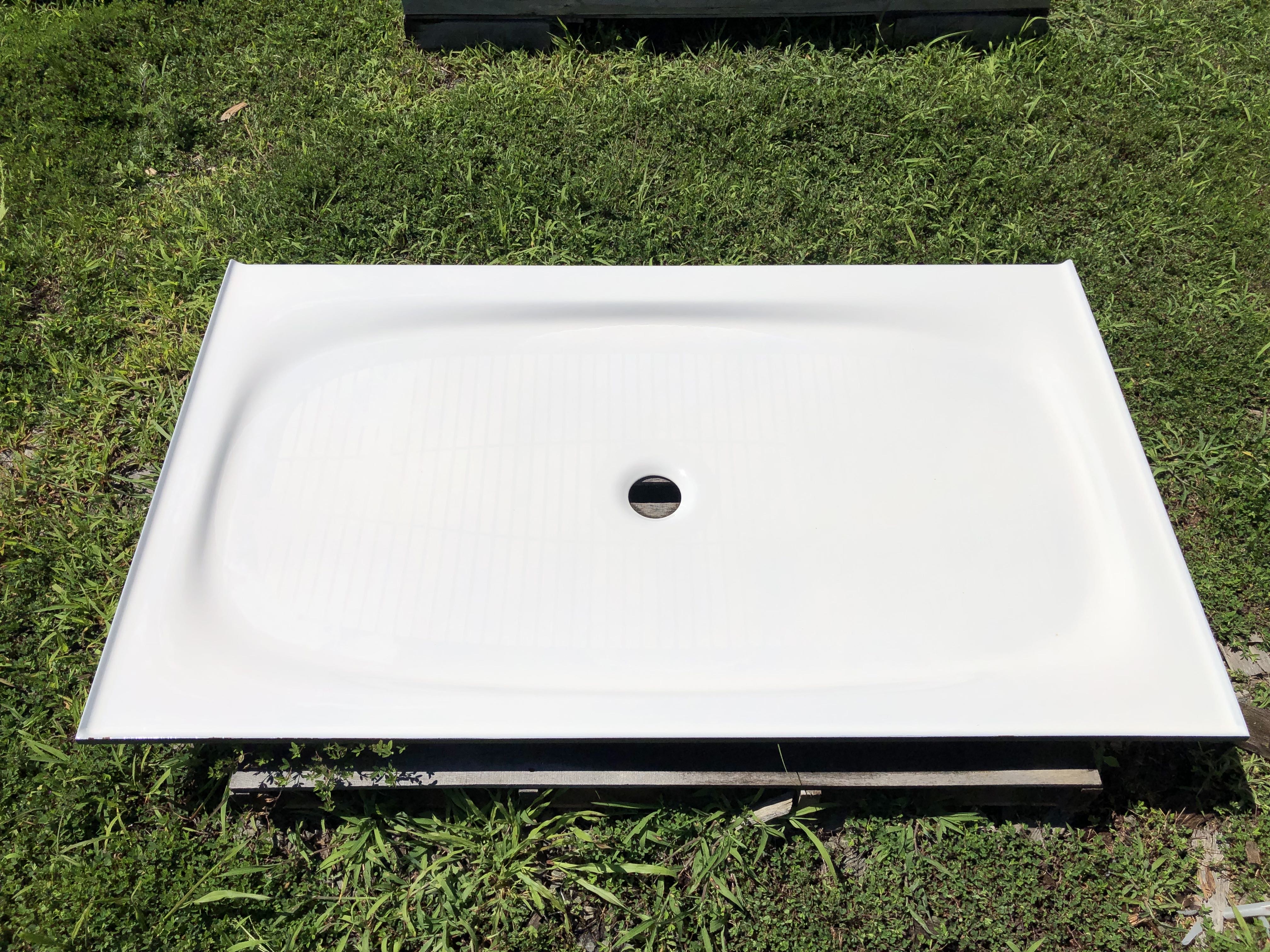 Three New Kohler Enameled Cast Iron Shower Bases 60” X 36”
