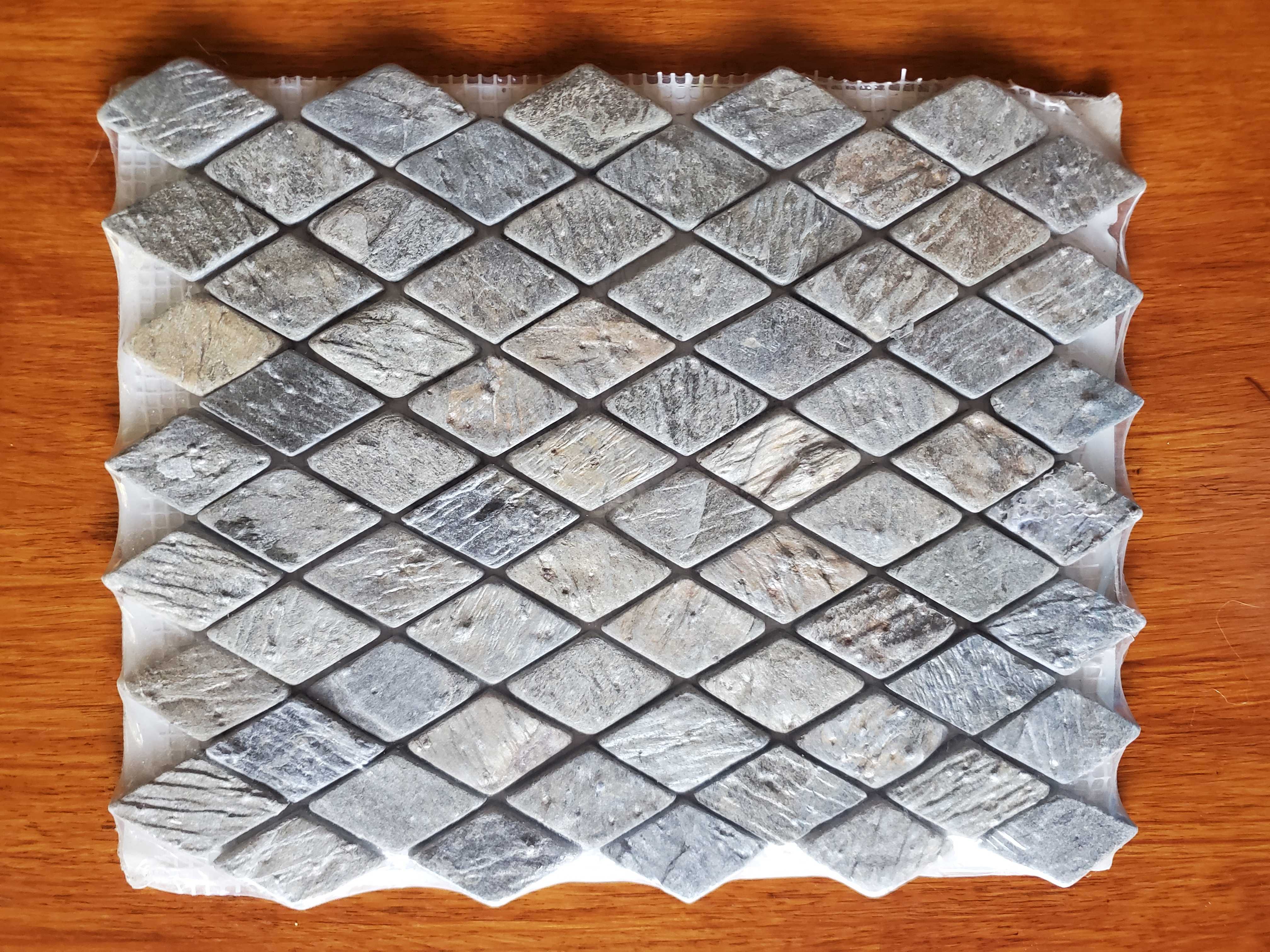 Marble Diamond Mesh 11in x 14in Mounted Mosaic Tile/ Backsplash 