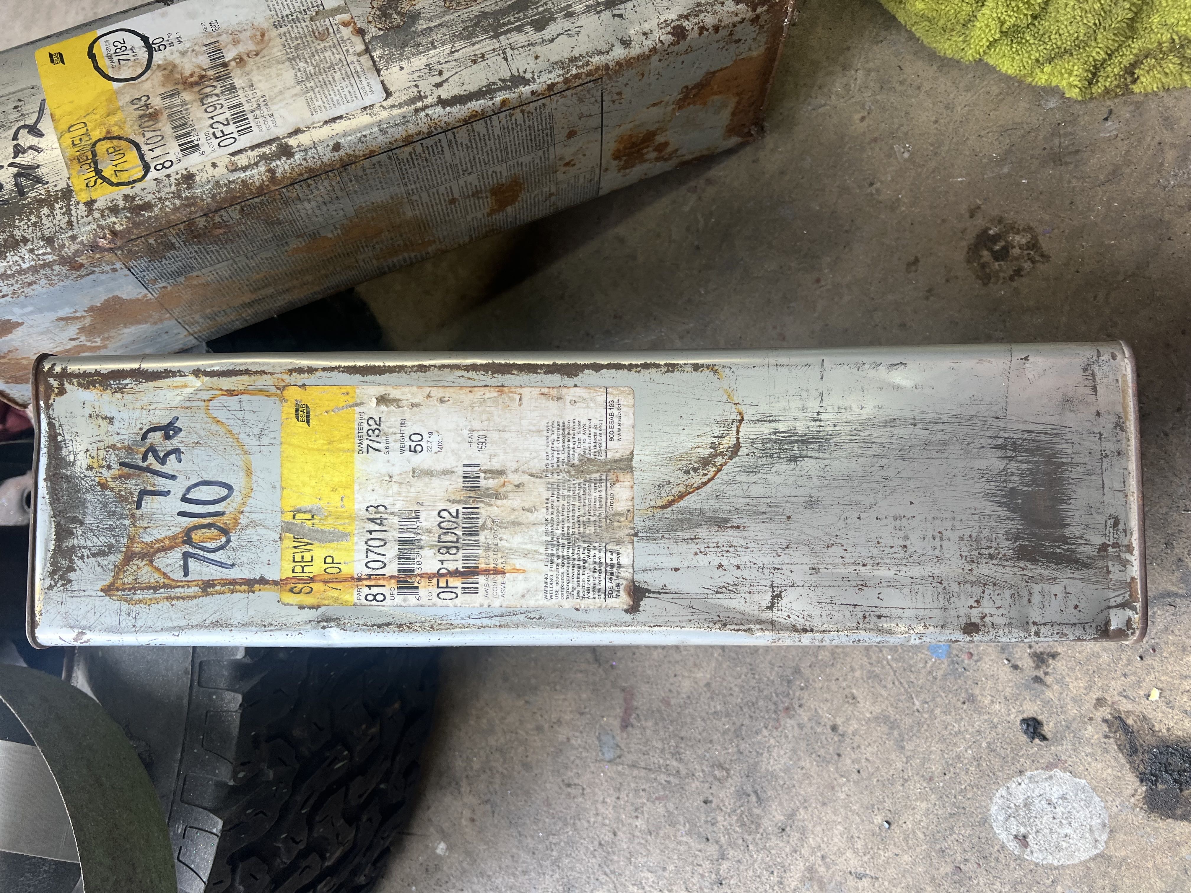 50lb Cans 7010 Welding Rod