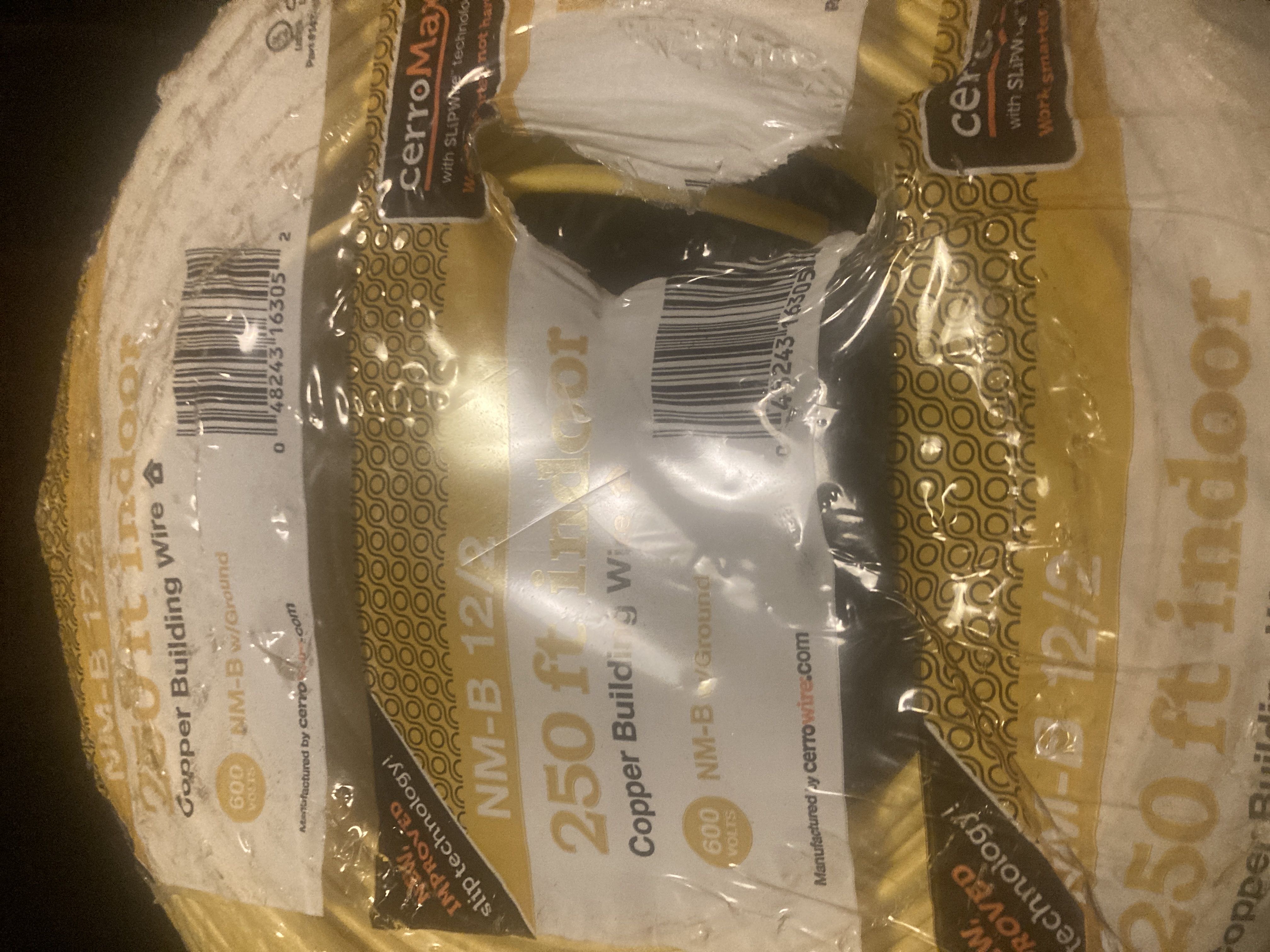 Indoor copper building wire