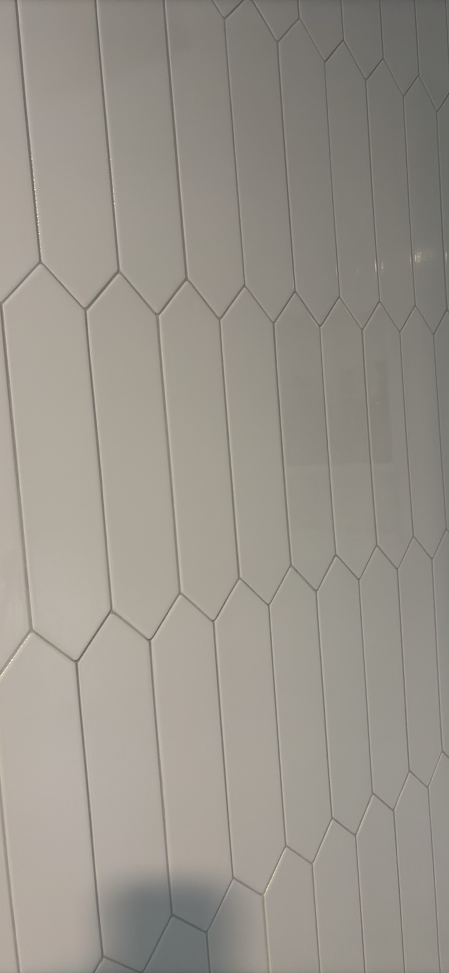 Ceramic Elongated Hexagon Picket Wall Tile
