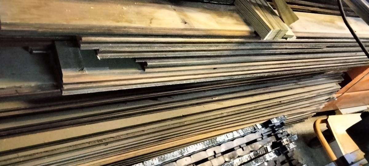Antique, Salvaged, Reclaimed Lumber (Cypress, Mahogany) Most Unplanned 