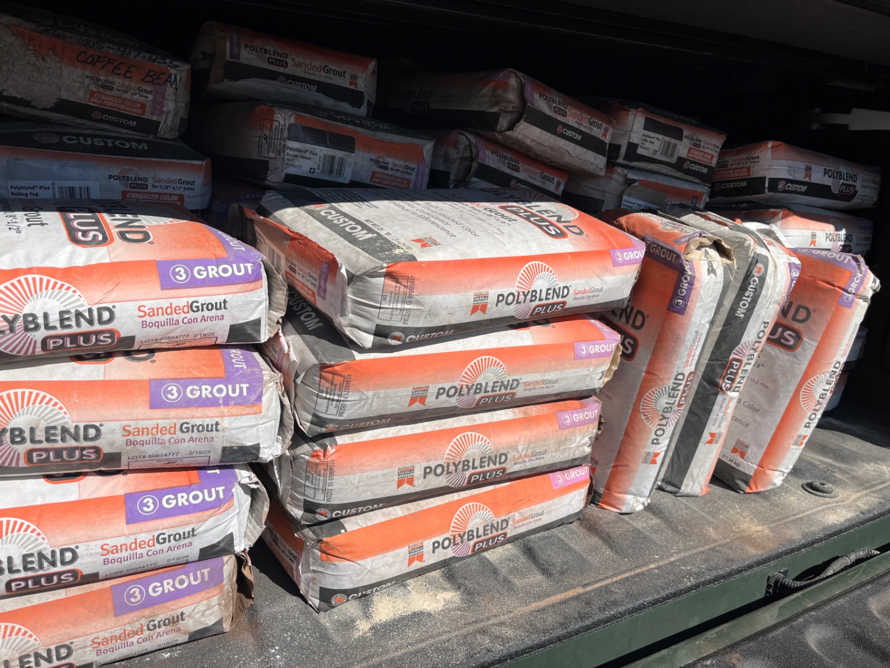 Polyblend Plus Grout 25lb bags
