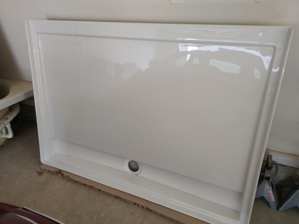 Kohler Groove Shower Pan 42" x 60" w/drain cover