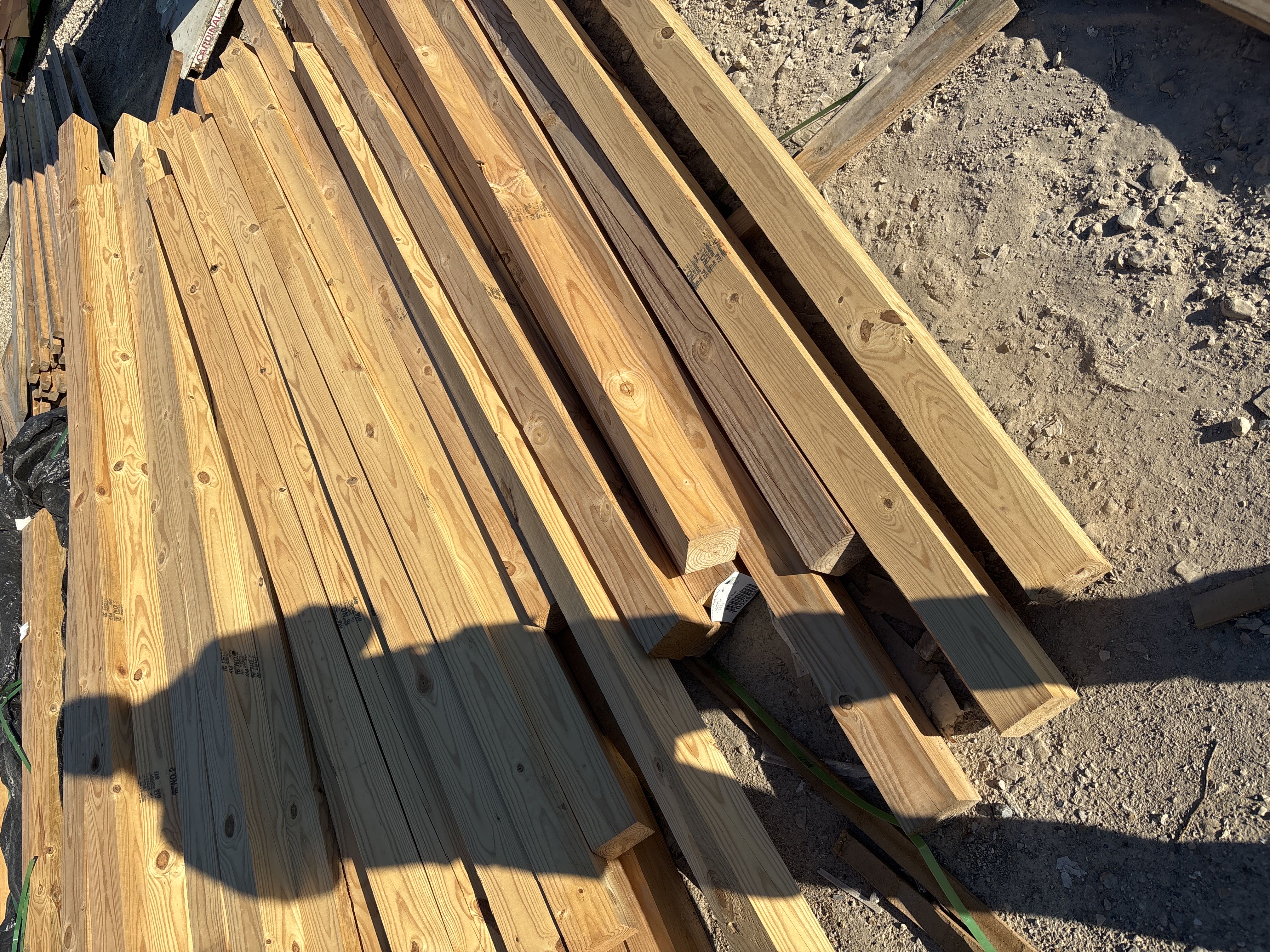 Lumber 4x4x8-10’
