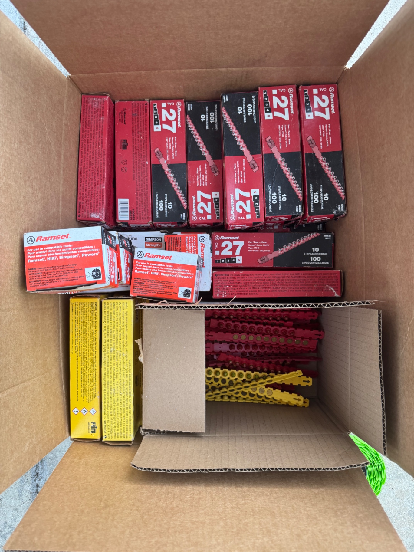 .27 Cal Ramset power loads
