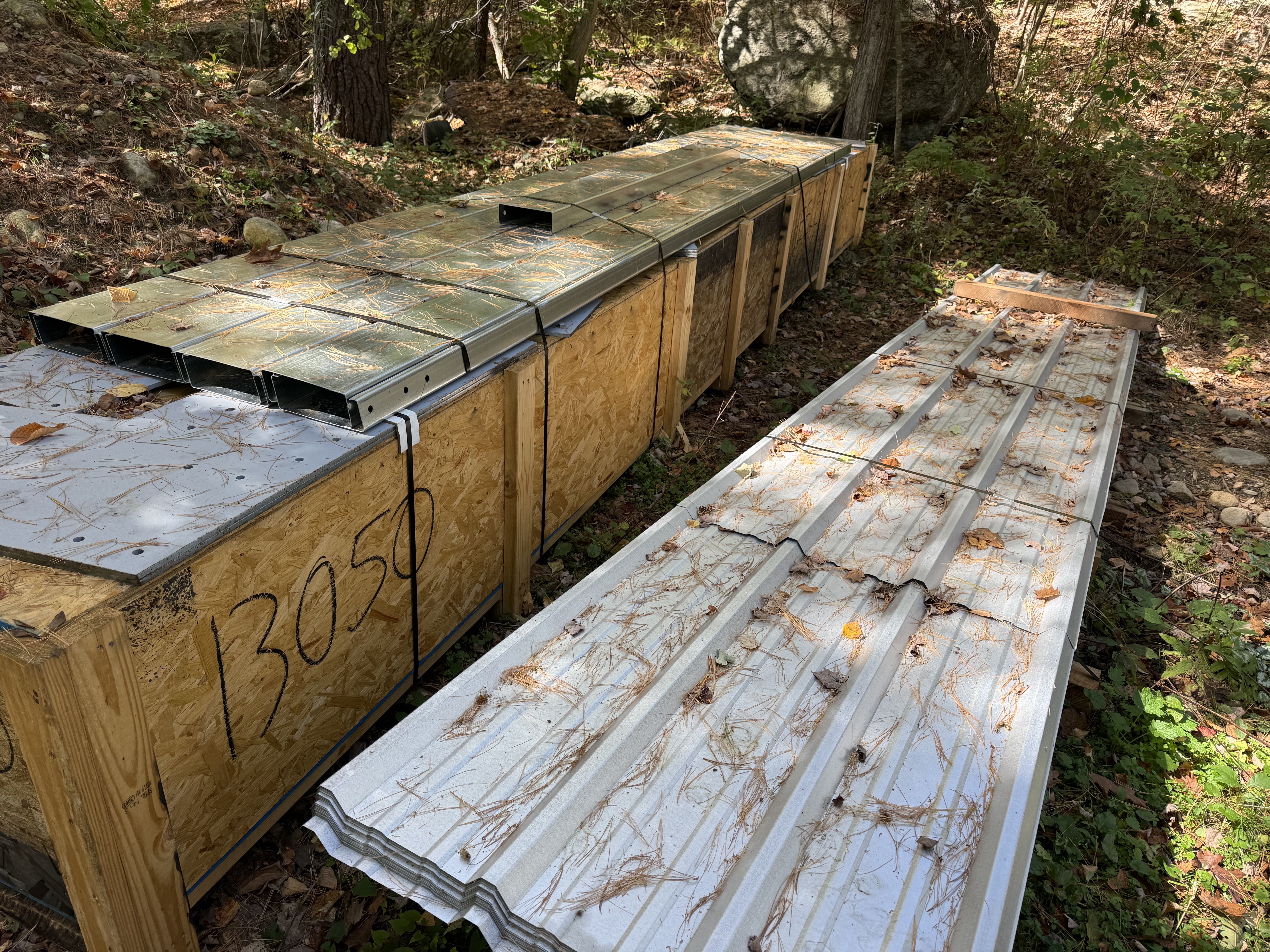 Unused 40x66x16 steel building kit