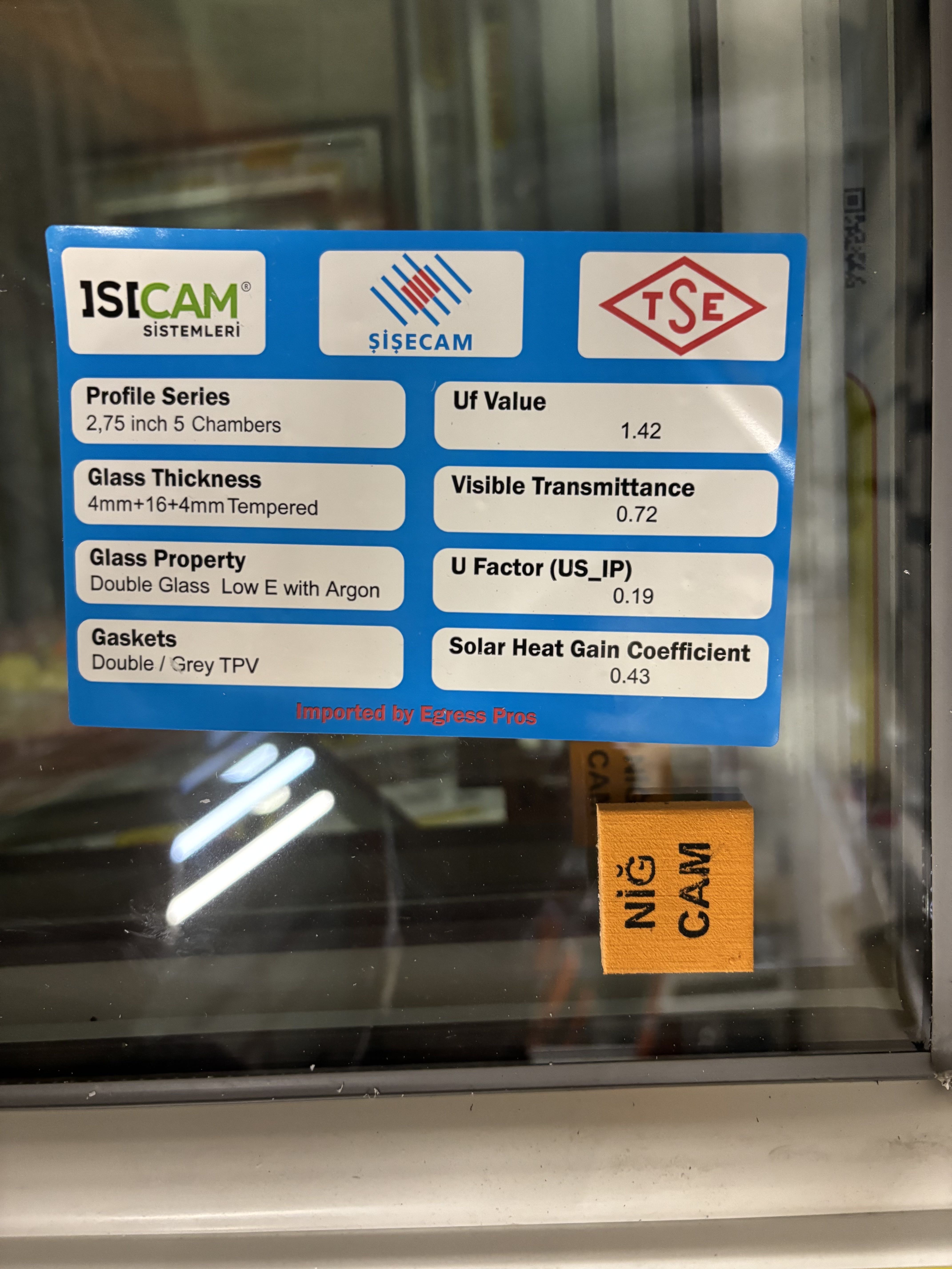 4’x4’ Slider windows with screen 