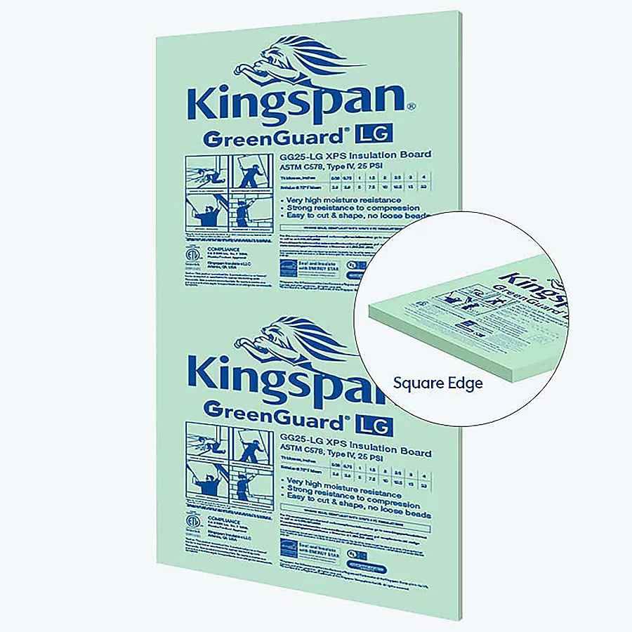 XPS Foam Insulation 2" 4ftX8ft 25psi