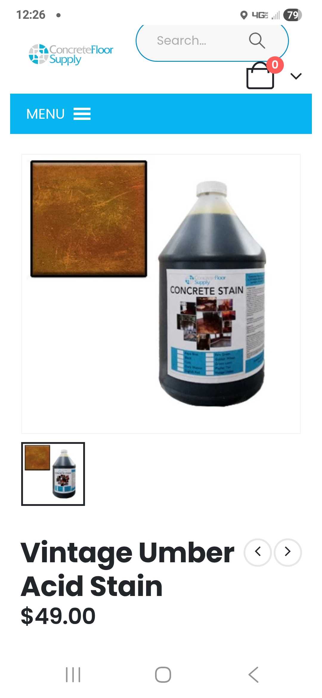 Acid Stain For Concrete Floors