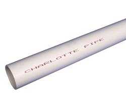 Charlotte Schedule 40 PVC pressure pipe 1.5 inch x 10' and t fittings 