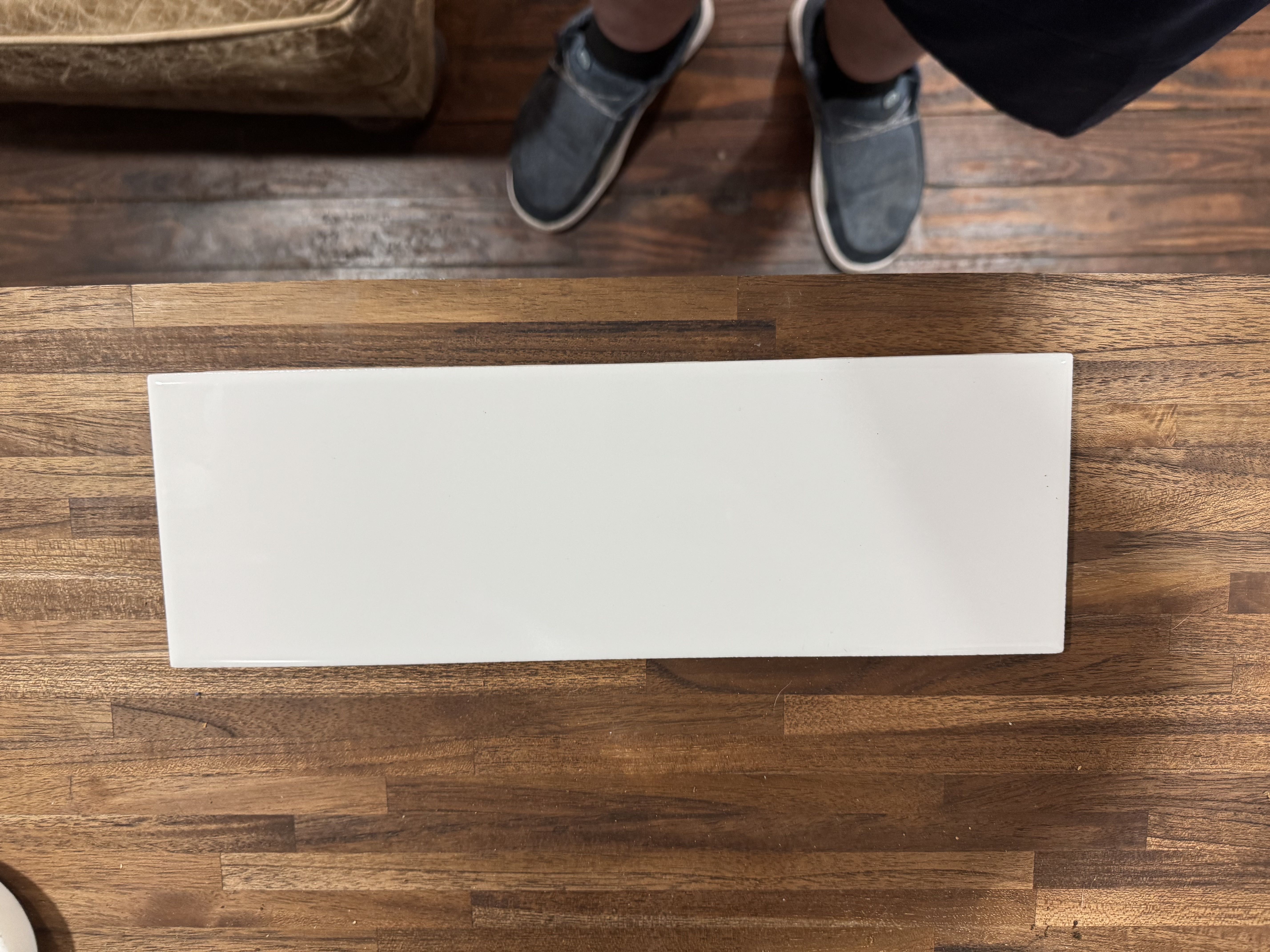  White subway tiles
