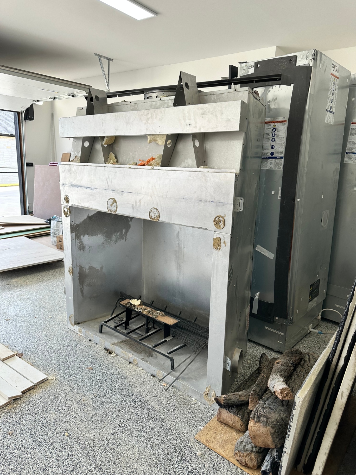 Gas Wood Burning Insert