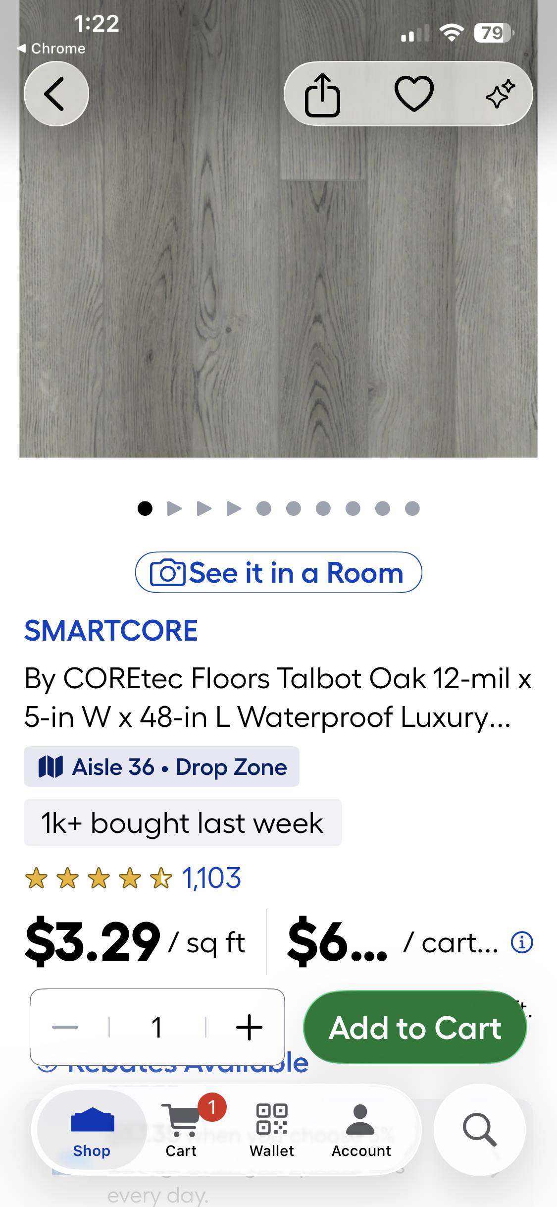 Smartcore Vinyl Plank Flooring from Lowe's 