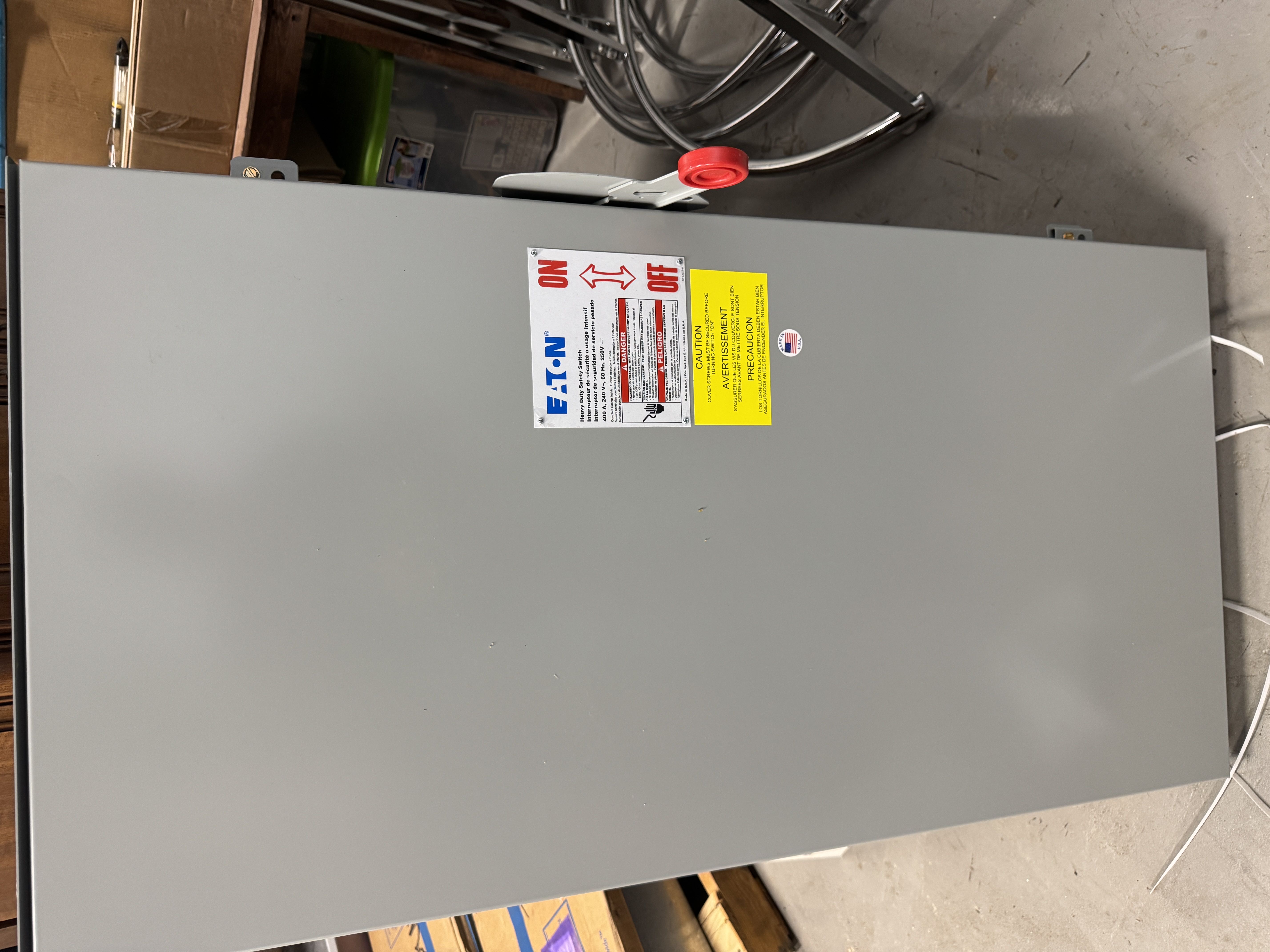 400 amp Nema 3R fusible disconnect 