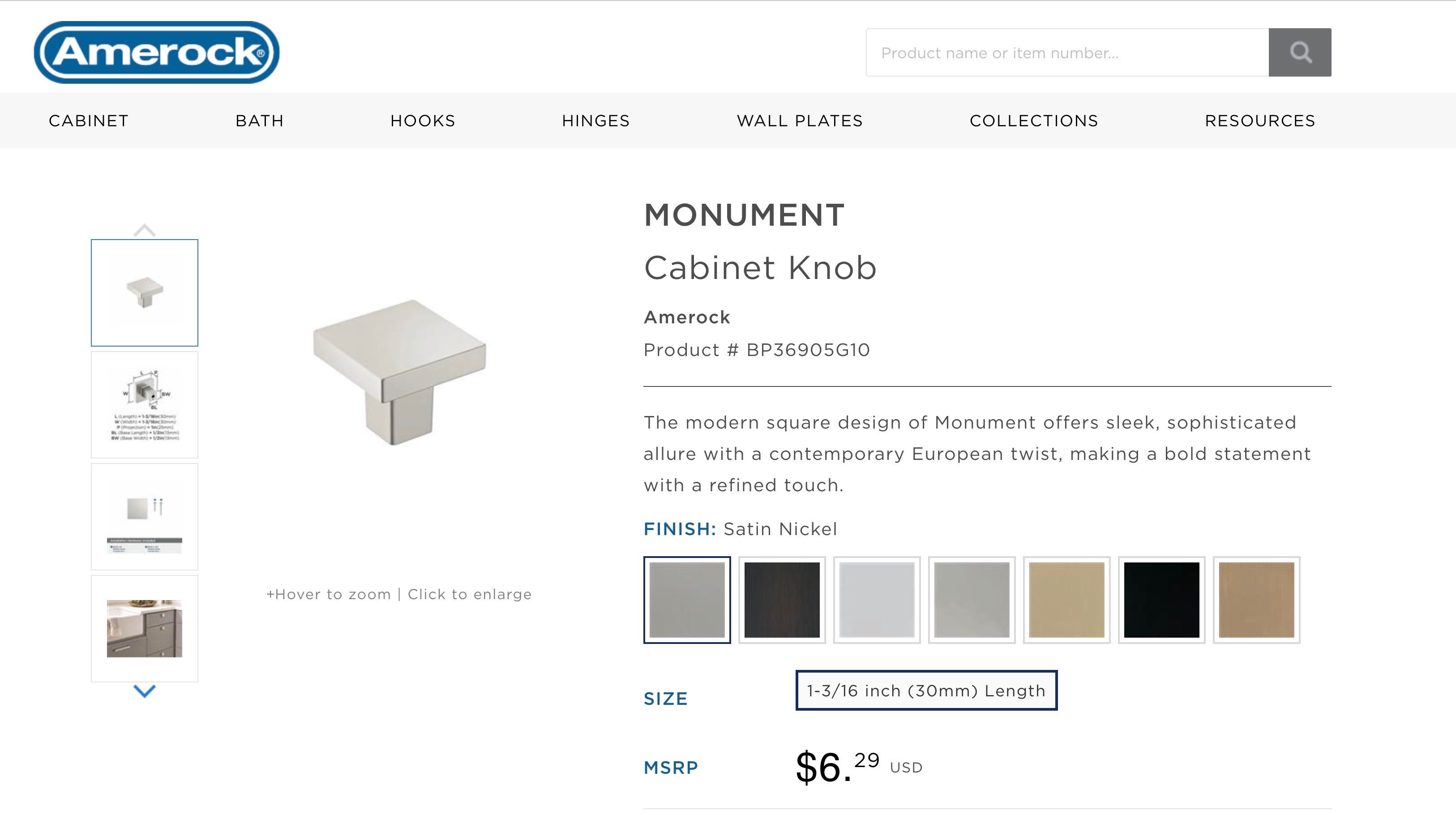 Cabinet Door Pulls