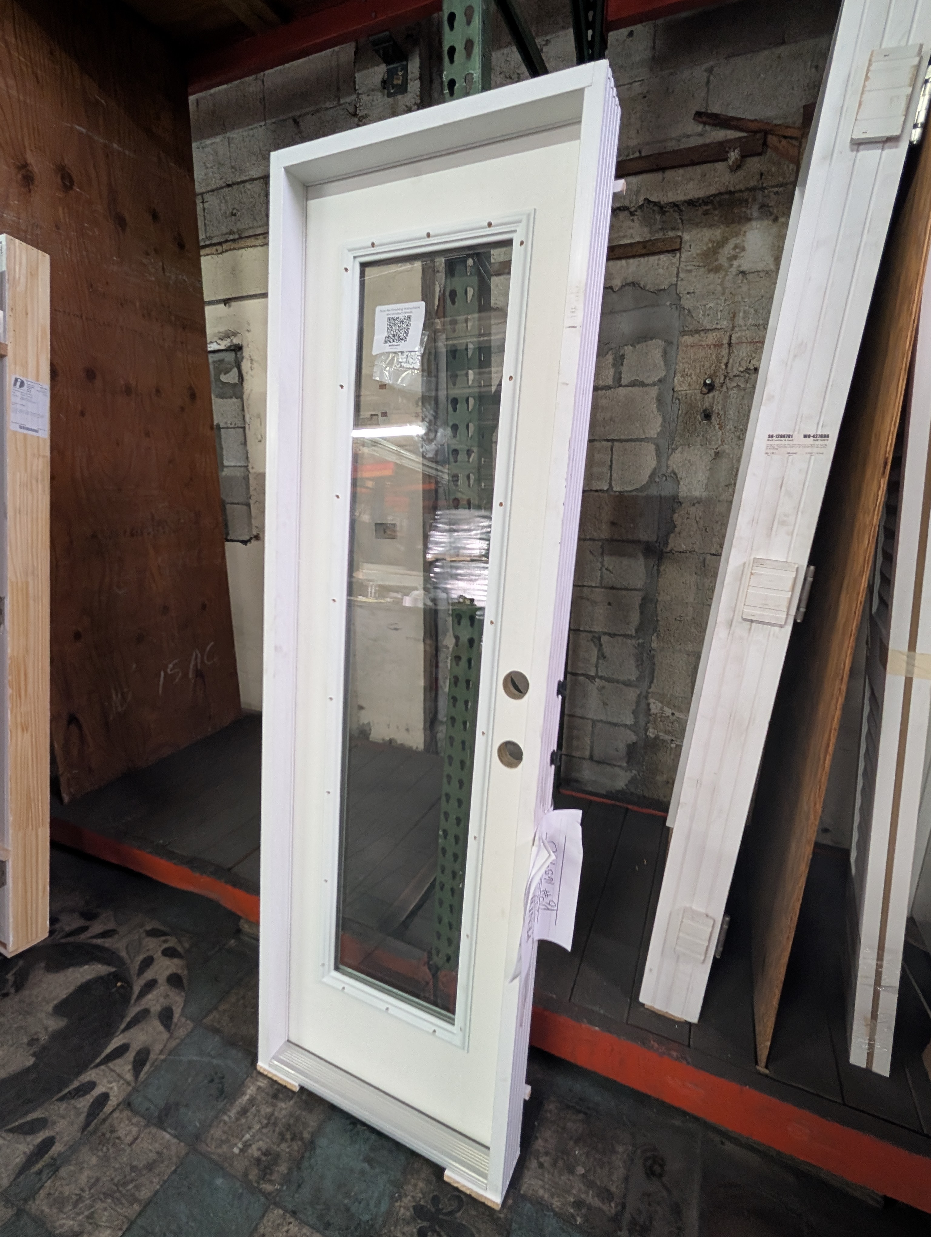BRAND NEW 24" x 80" (2'-0" x 6'-8") SMOOTH FIBERGLASS DOOR