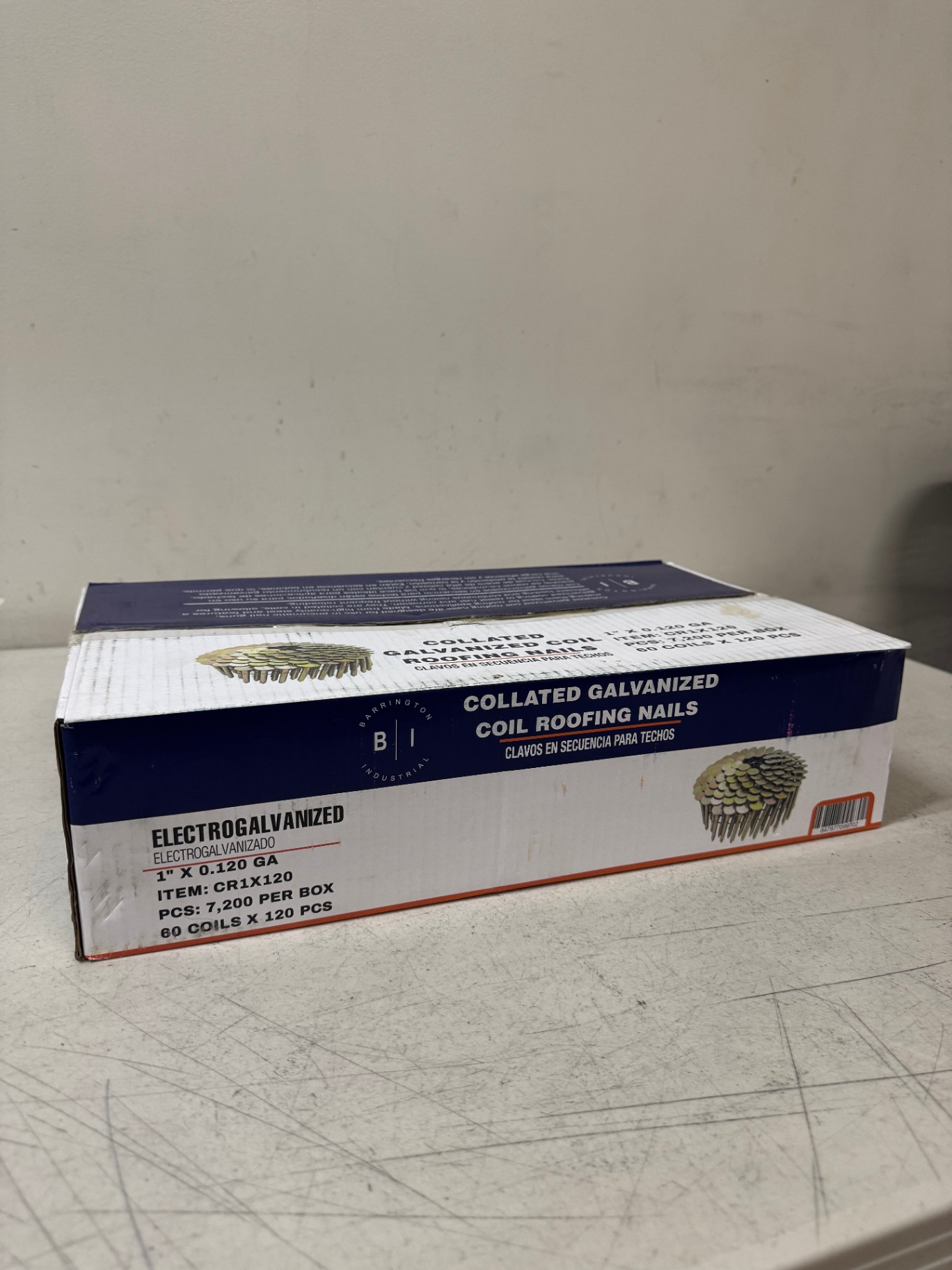 1” x .120” Roofing Nails – 7,200 PCS per Box