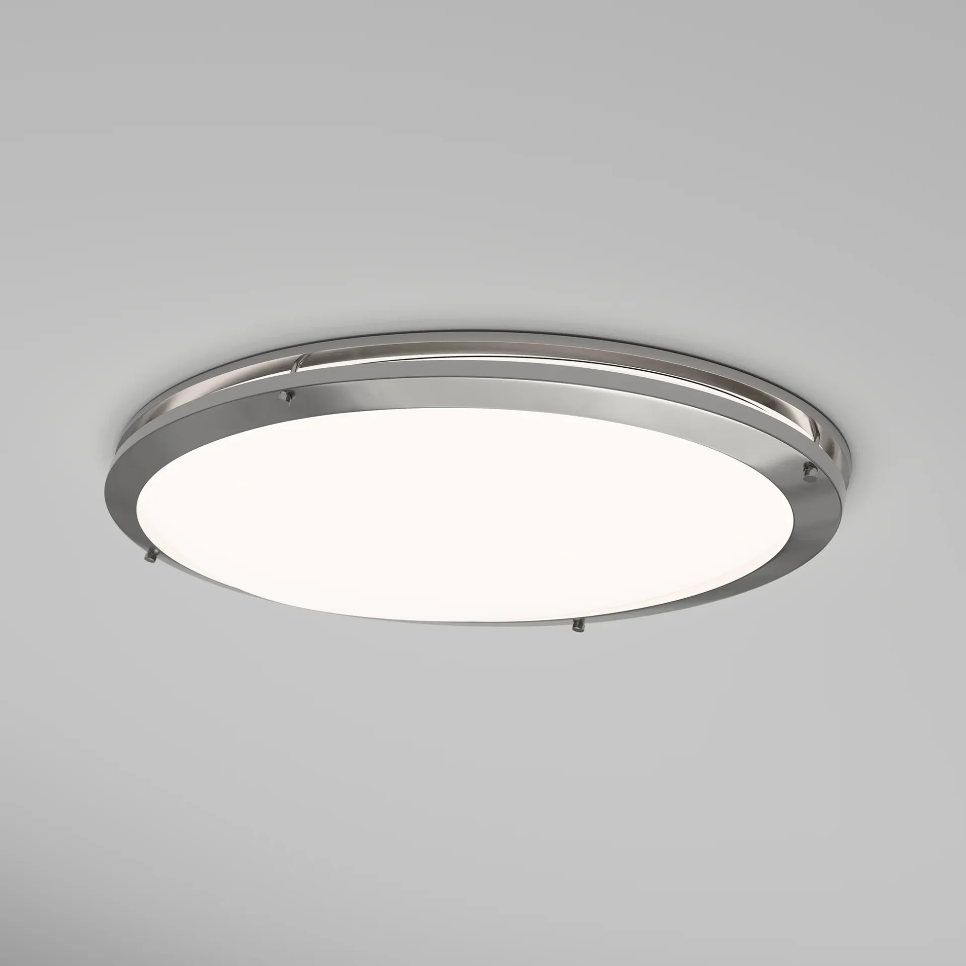 $79.00 - 32-Inch Oval Double Ring LED Ceiling Light - 35W Dimmable Flush Mount