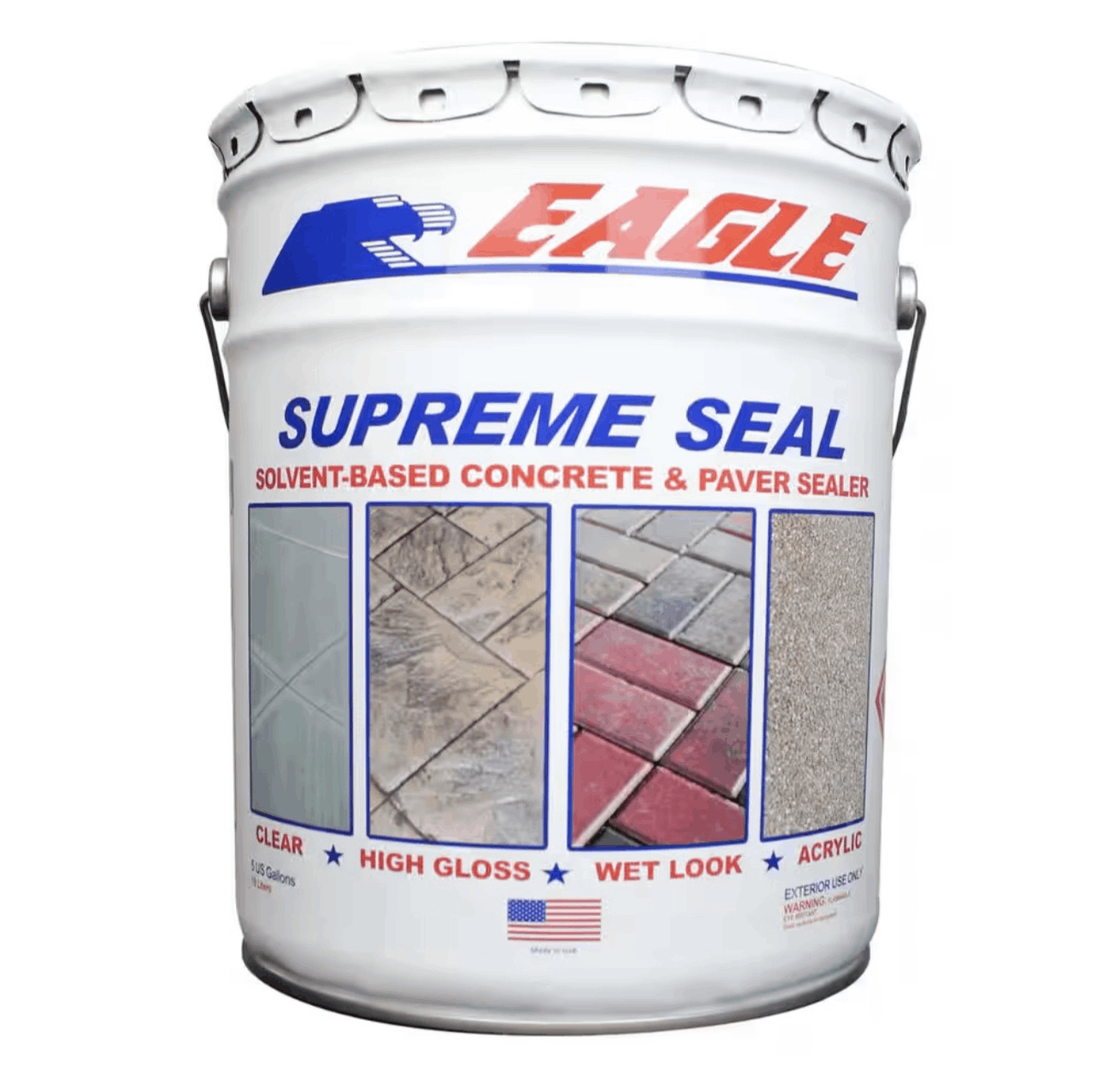 Eagle Supreme Seal High Gloss Low VOC Solvent-Based Concrete Sealer